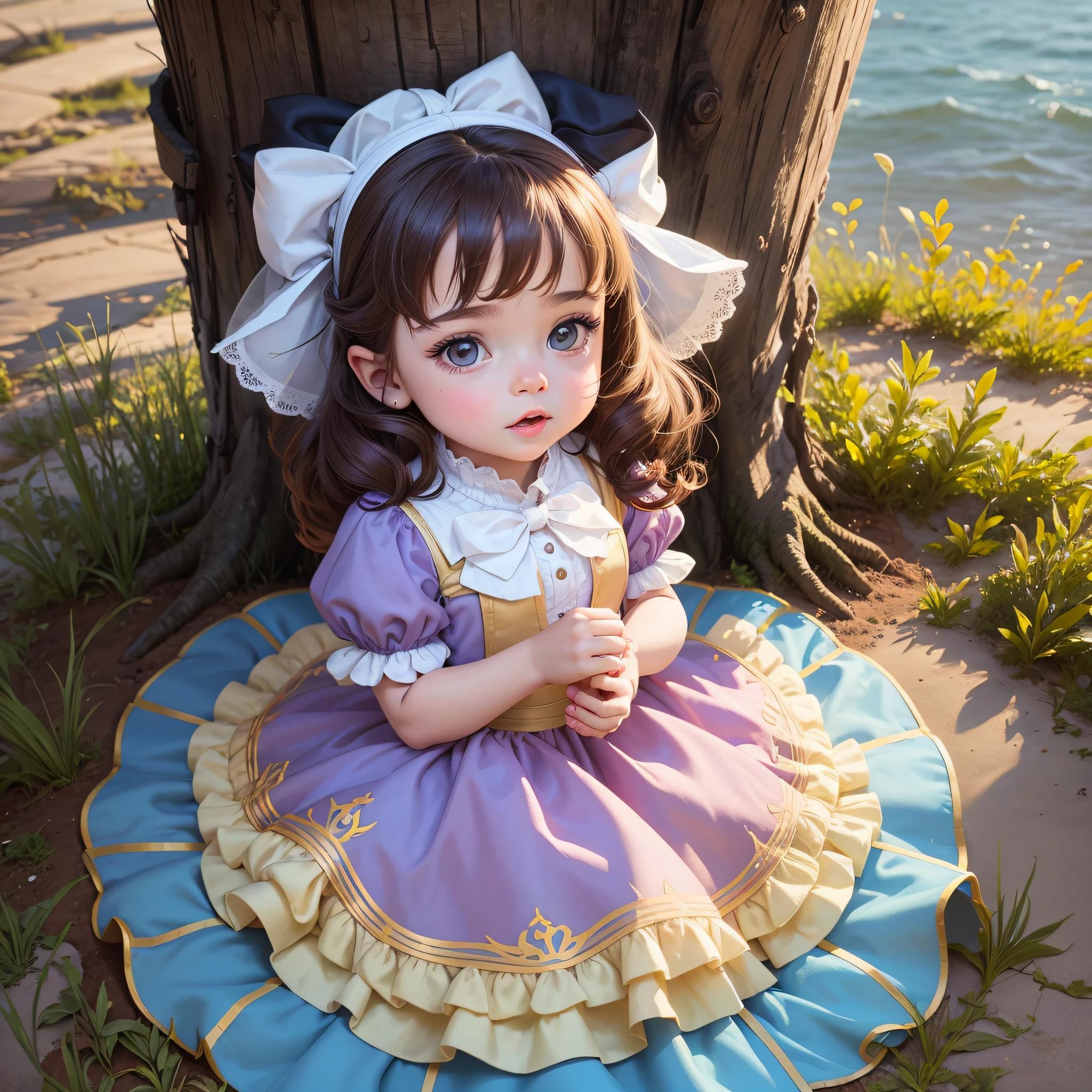belle from beauty and the beast as a toddler