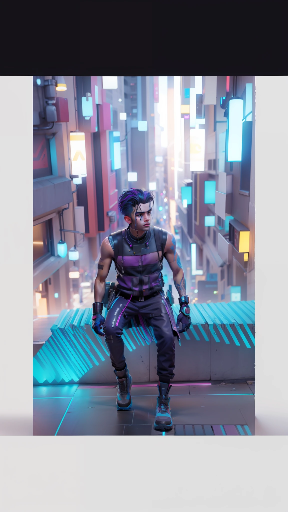 Change background cyberpunk handsome boy, realistic face , 8k , ultra realistic