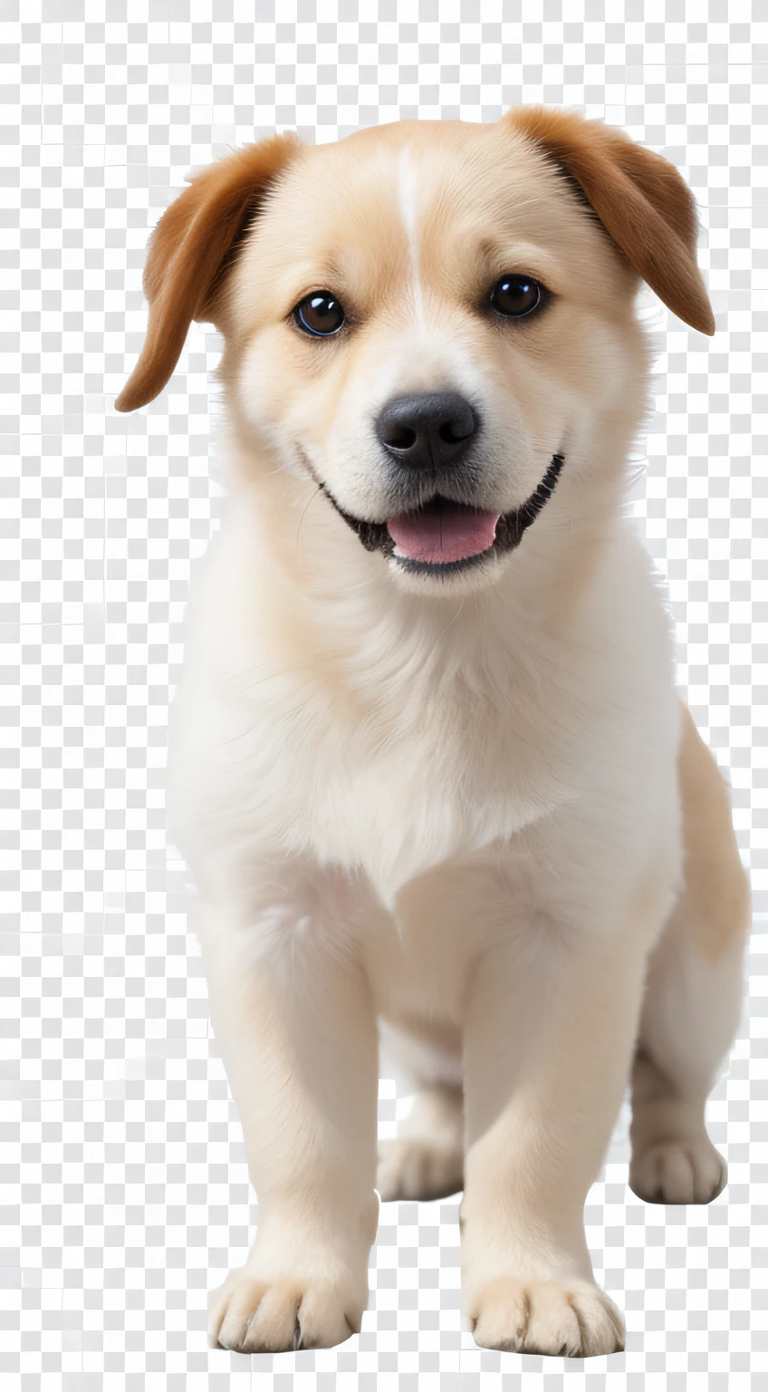 best qualtiy, 8k, tmasterpiece:1.3)), sharp fokus:1.2, 1dog, Dogs with white fur:1.4, Gentle eyes smile at the camera:1.1,o cachorrinho, (PNG format:1.4）,（transparent background，png：1.1）