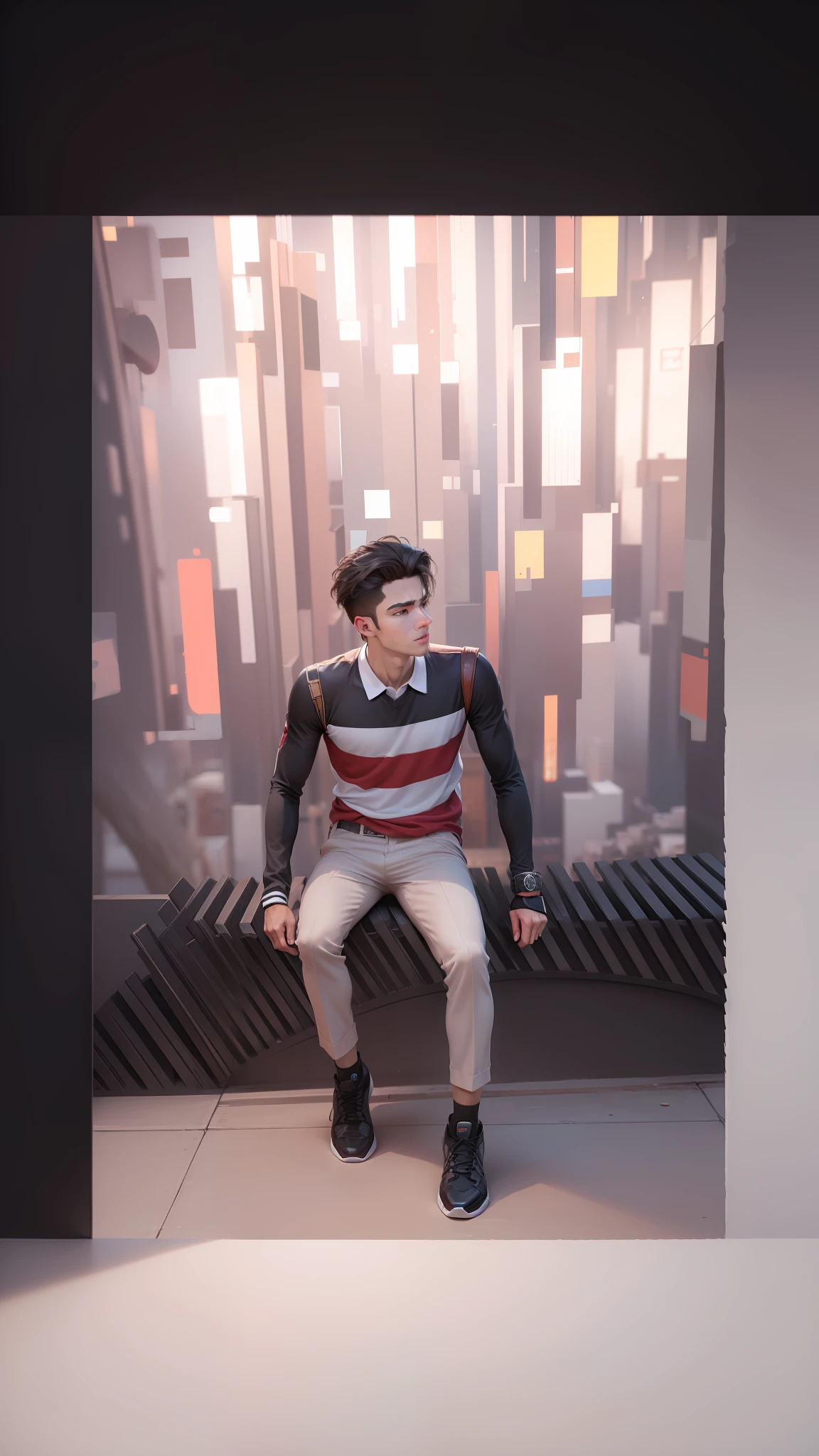 Change background handsome boy, realistic face , 8k , ultra realistic, anime boy