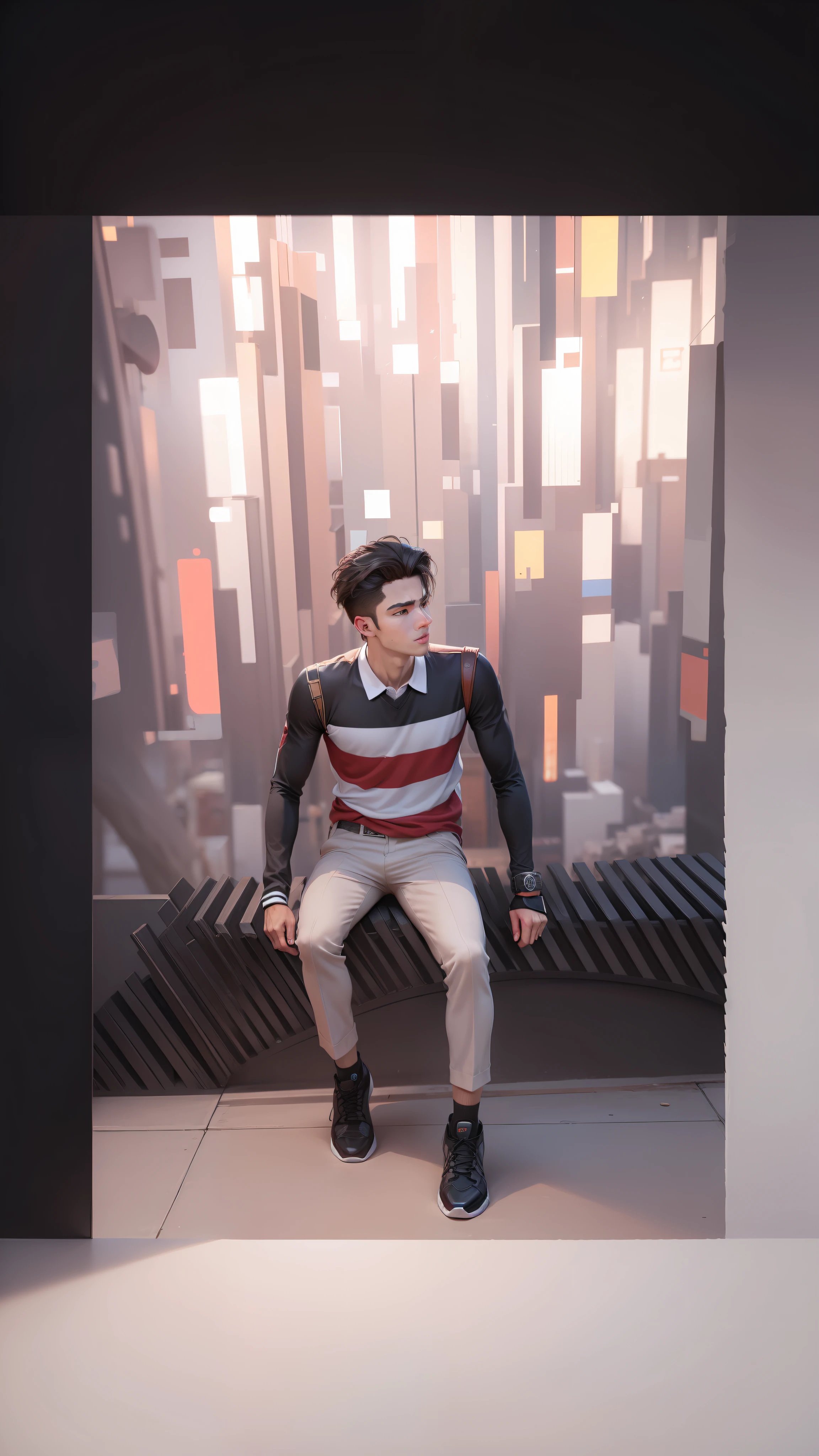 Change background handsome boy, realistic face , 8k , ultra realistic, anime boy