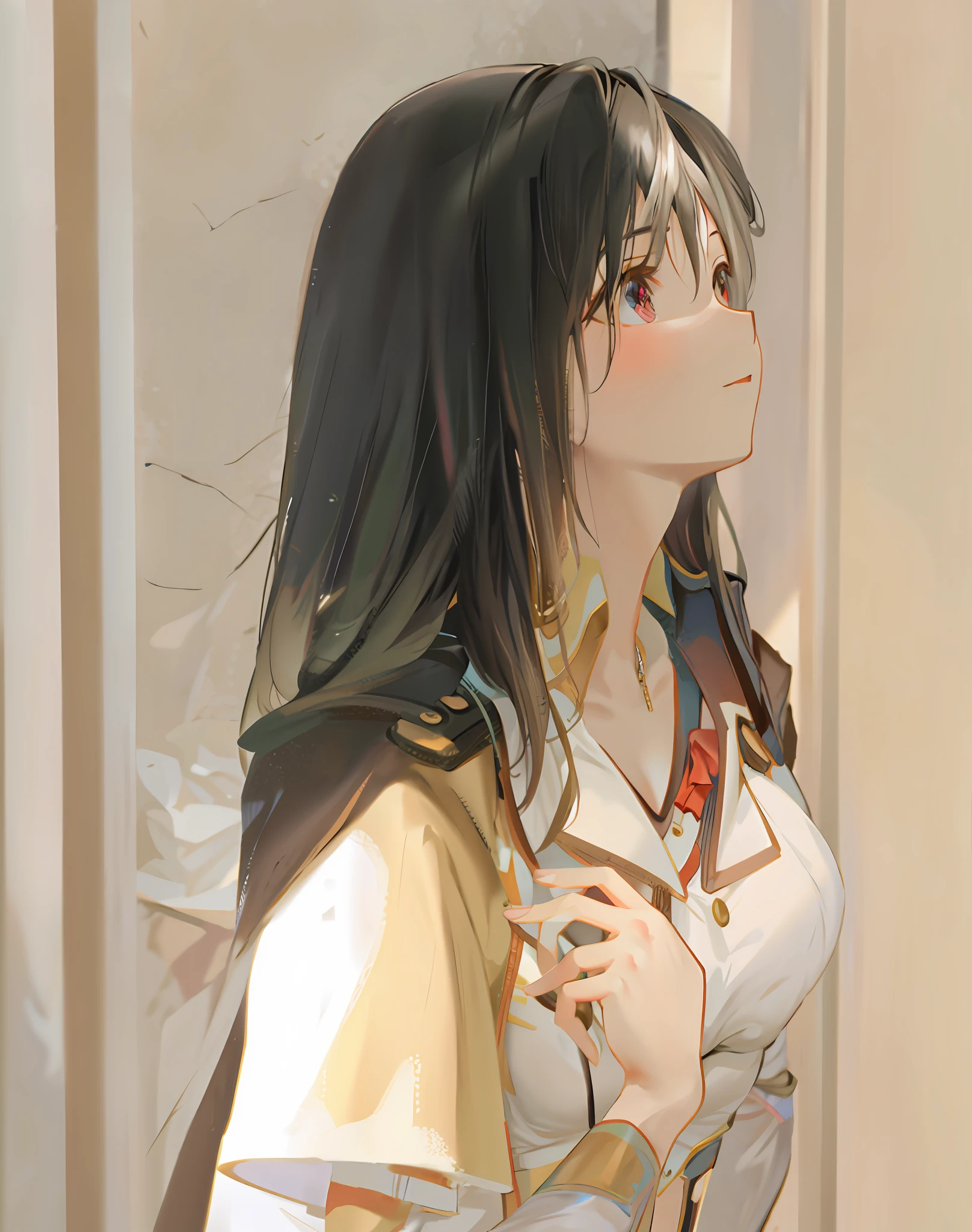 anime big breast,adolable,Cloak,Cold