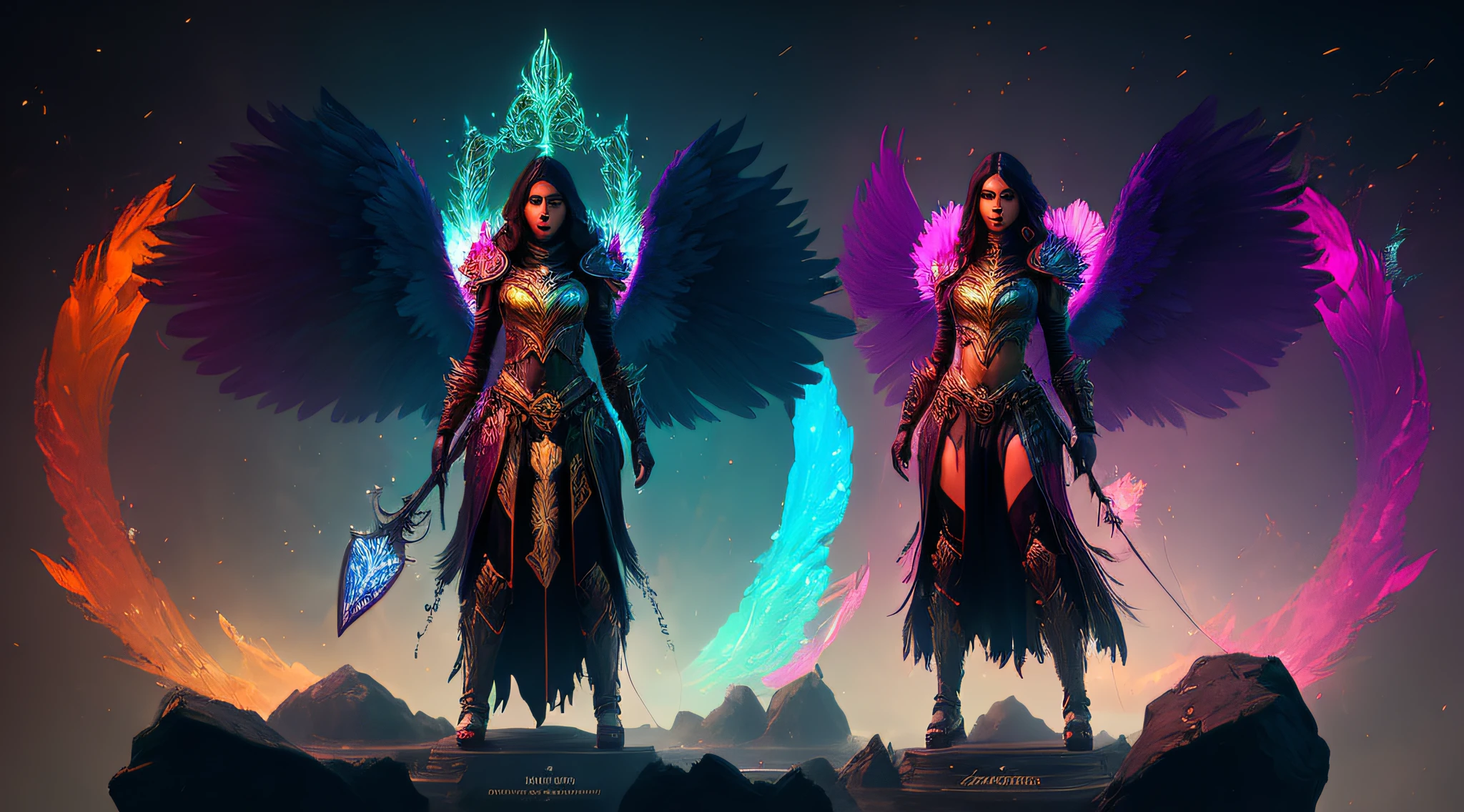 Imagine que a pele dessa criatura parece ter sido feita de uma rede de pesca, com folhas e flores crescendo em seu corpo. Digital Epic Fantasy, symmetric concept art, Sinister Fantasy Illustration, Symmetrical Epic Fantasy Art, epic fantasy science fiction illustration, Epic fantasy art style, Epic Anime Art, Symmetrical Fantasy RPG Portrait, Anton Fadeev e Dan Mumford, (master part, Qualidade Superior, best quality, Arte Oficial, Beauty and Aesthetics: 1.2), Detalhe extremo, (Arte Fractal: 1.3), colorido, mais detalhado, Pose de corpo inteiro, Foto surrealista bonito, 8 mil, Octane lindamente renderizado, Very detailed, intrincado, Epic composition, Cinematic lighting, master part, Art Station Trend, muito, Very detailed, atordoante, HDR, liso, foco nítido, high resolution, Premiado, foto premiada, DSLR, 5 0 mm
