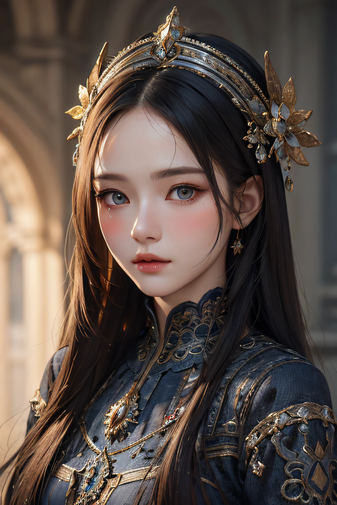 masterpiece, best quality, 8k, detailed skin texture, detailed cloth texture, beautiful detailed face, intricate details, ultra detailed, portrait of a russian girl