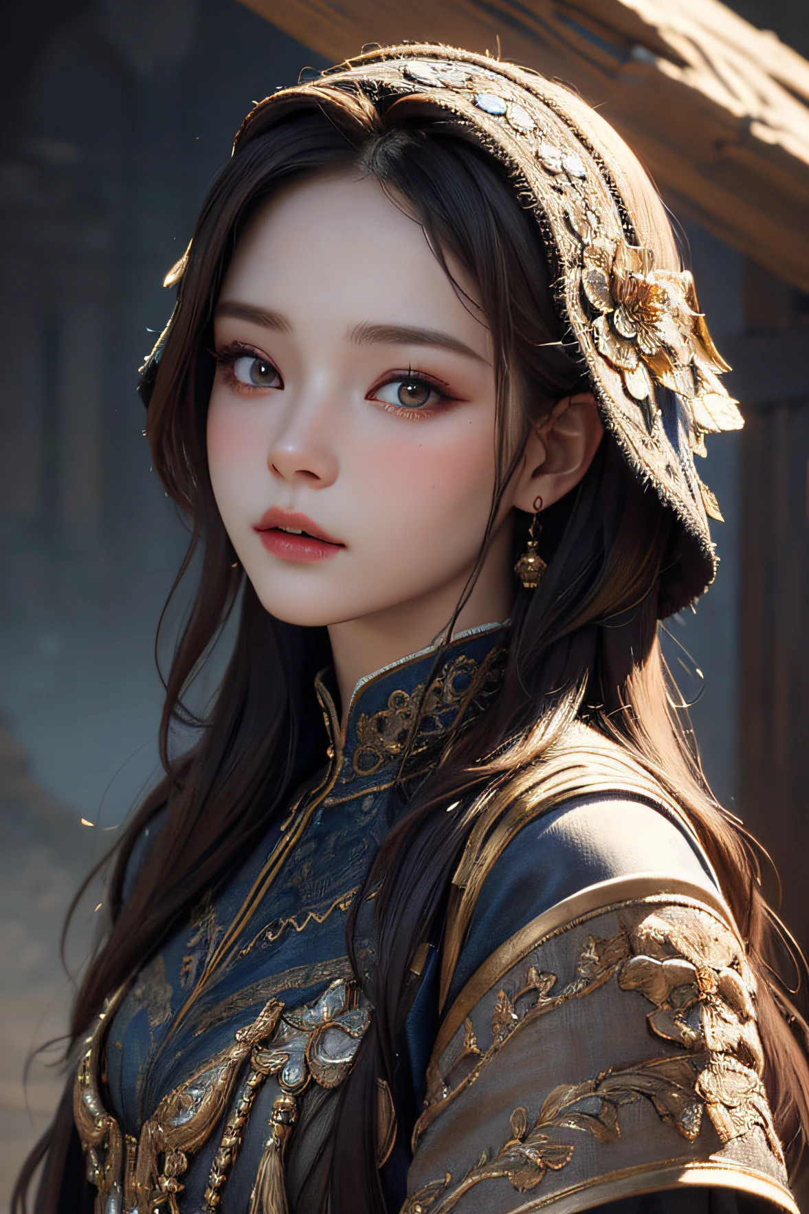 masterpiece, best quality, 8k, detailed skin texture, detailed cloth texture, beautiful detailed face, intricate details, ultra detailed, portrait of a russian girl