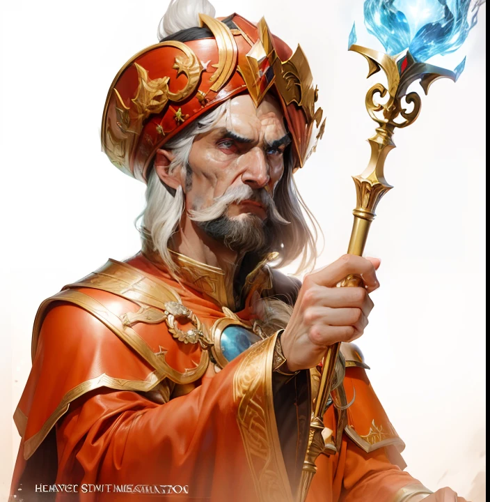 A powerful wizard from the south, Heroes of Might and Magic, Fantasy, hiquality , tmasterpiece