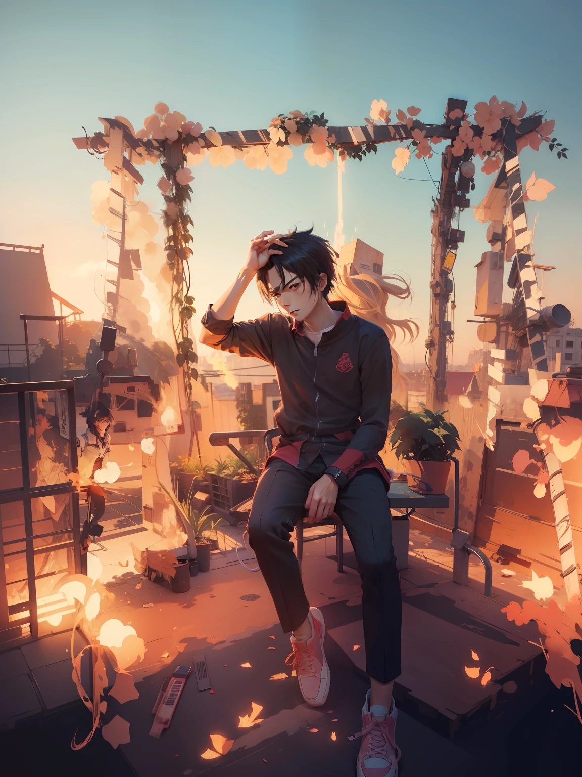 Anime style, 2d ,