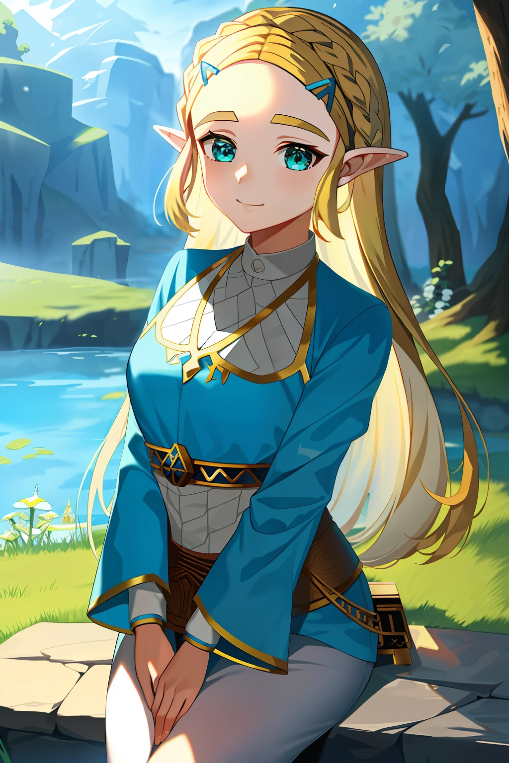 tmasterpiece, best_quality, 1girl, 独奏, Princess Zelda, Nintendo, Legend of Zelda, botw