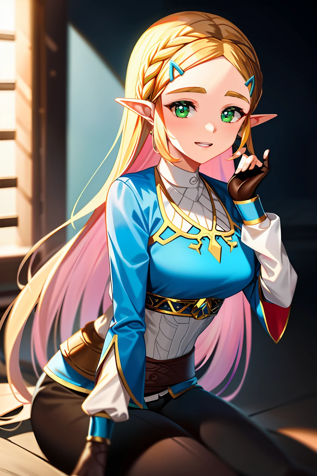 tmasterpiece, Best_quality, 1girll, 独奏, Princess Zelda, Nintendo, Legend of Zelda, botw