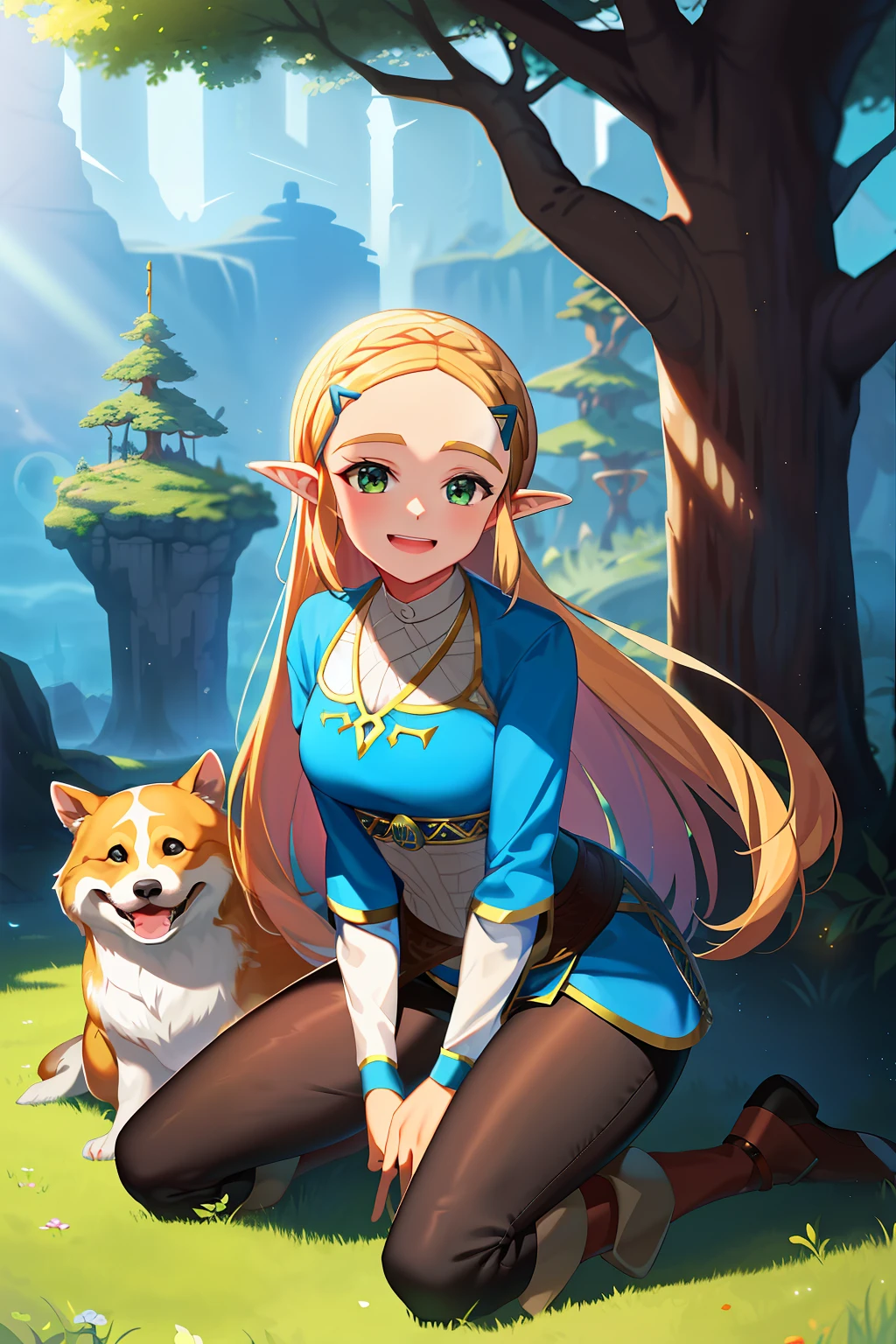 tmasterpiece, Best_quality, 1girll, 独奏, Princess Zelda, Nintendo, Legend of Zelda, botw