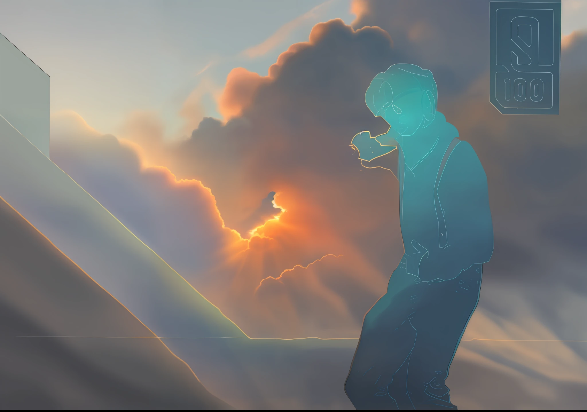 Anthropomorphic clouds