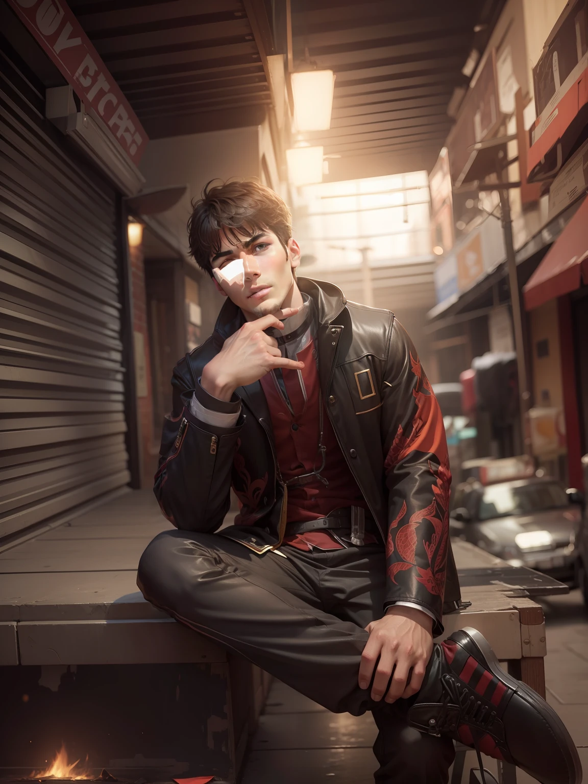 Change background in Is Handsome boy