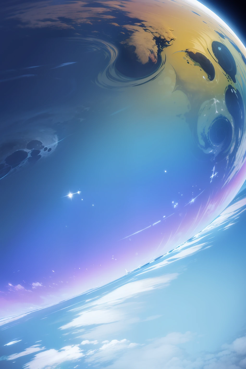 (Create illustration:1.2) Planet Terra Aquecimento Global El Niño