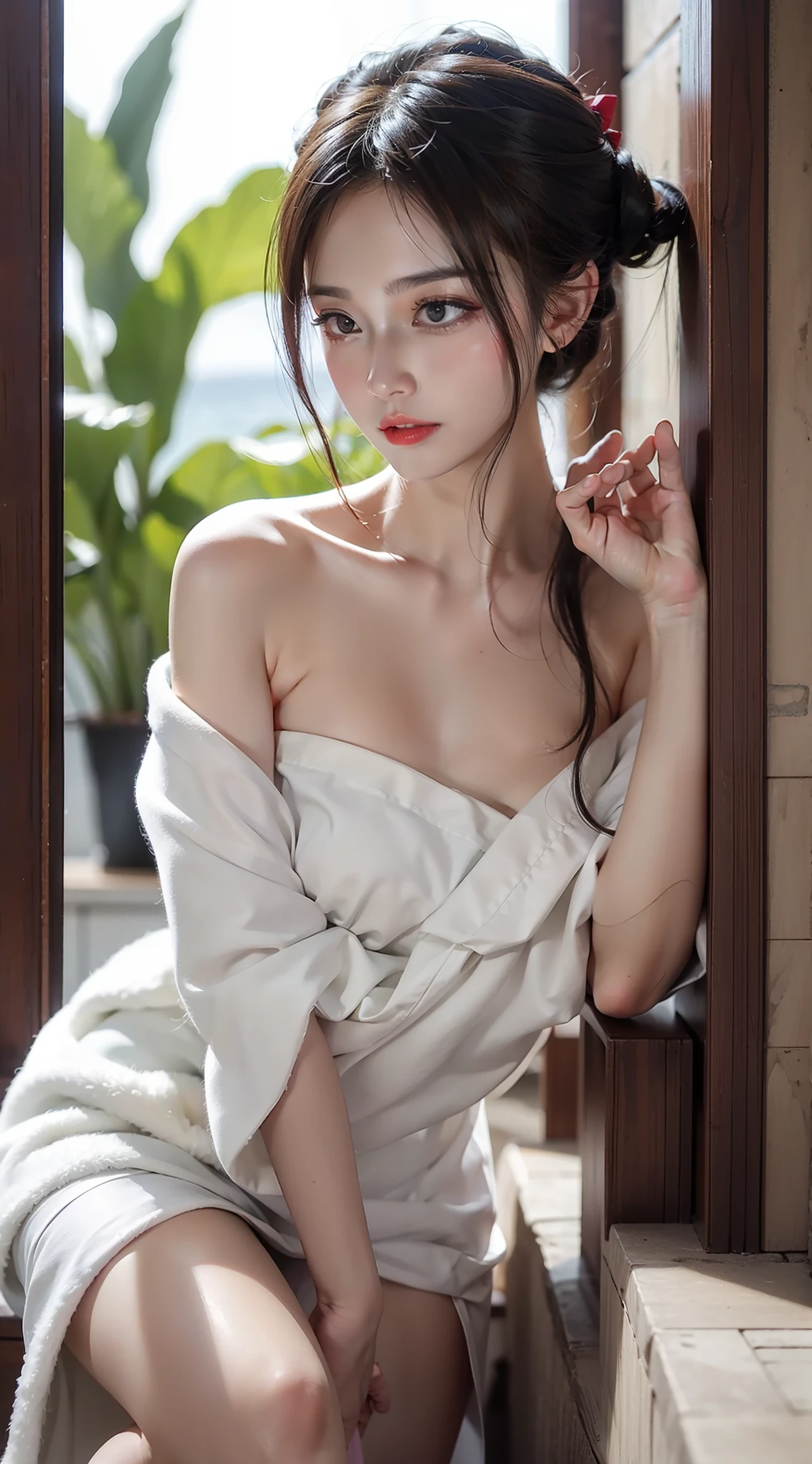 White yukata