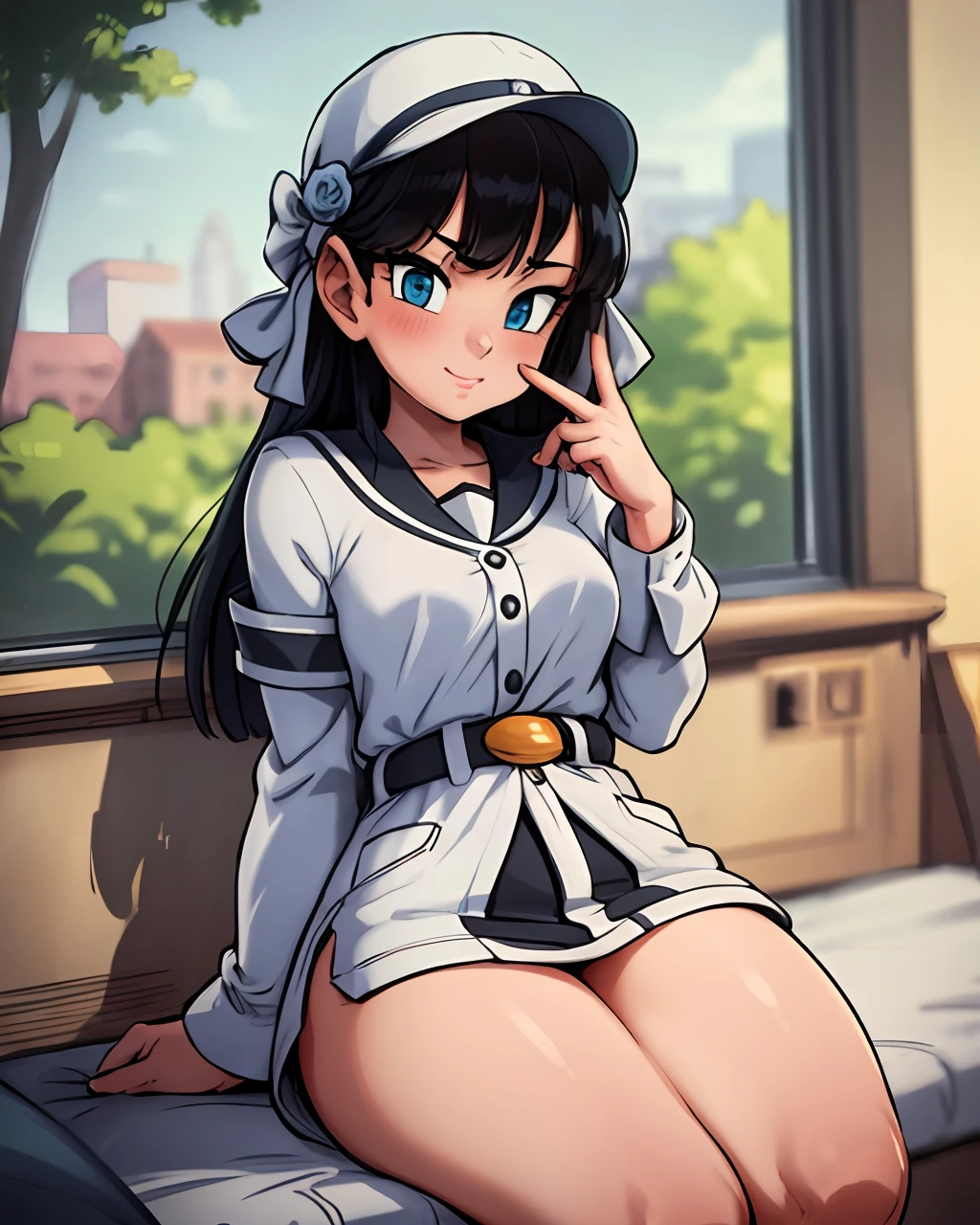 1girl, legsupms, cute, masterpiece, best quality,