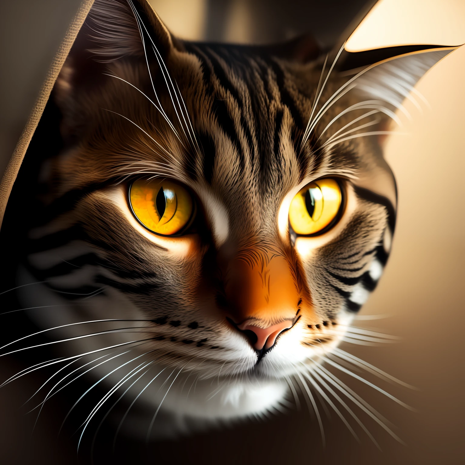 Let the cat out of the bag, concept art, 4k