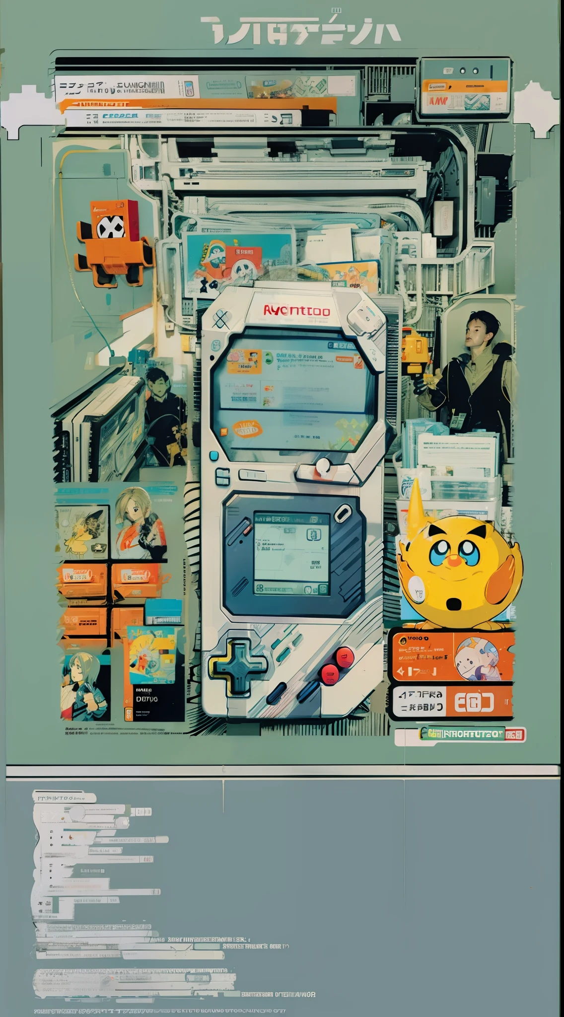 GAME BOY NINTENDO FLYER