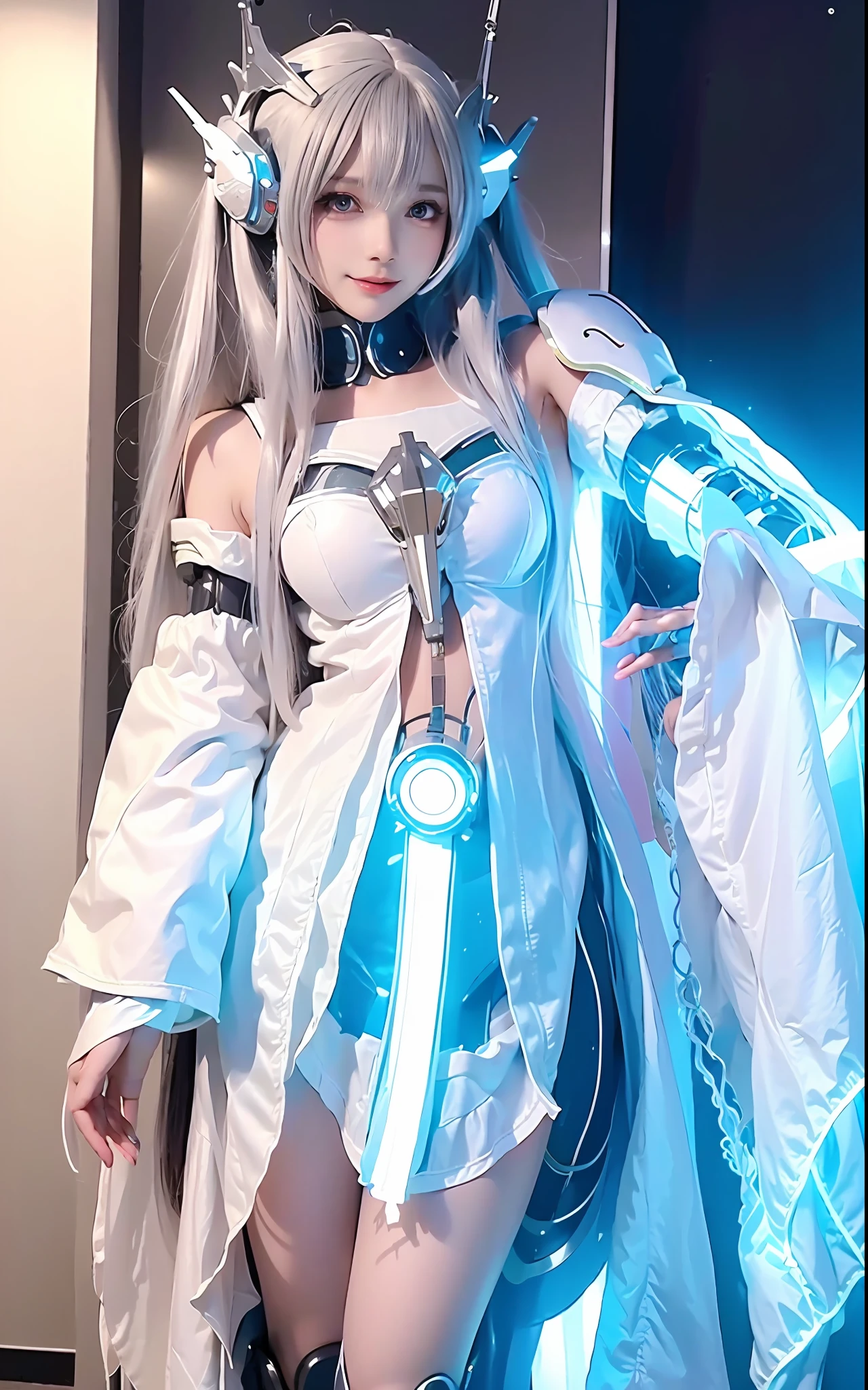Close-up of a woman in futuristic suit posing for a photo, girl in mecha cyber armor, cyberpunk anime girl mech, cyborg - girl, Cyborg girl, beautiful girl cyborg, Cute cyborg girl, cyber suit, Robot girl, cyber japan armor, female mecha, perfect anime cyborg woman, perfect android girl, cyber suit, Armor Girl