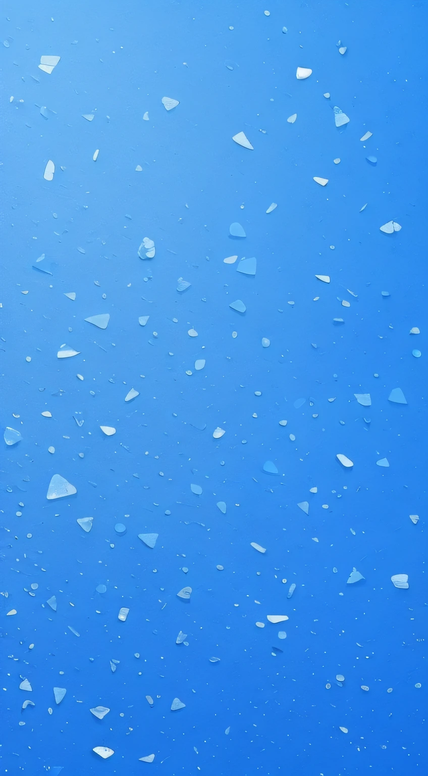 papel de parede na cor azul, White dashes, pieces of broken glass, Flying pieces, 3D, HD, computer wallpaper...
