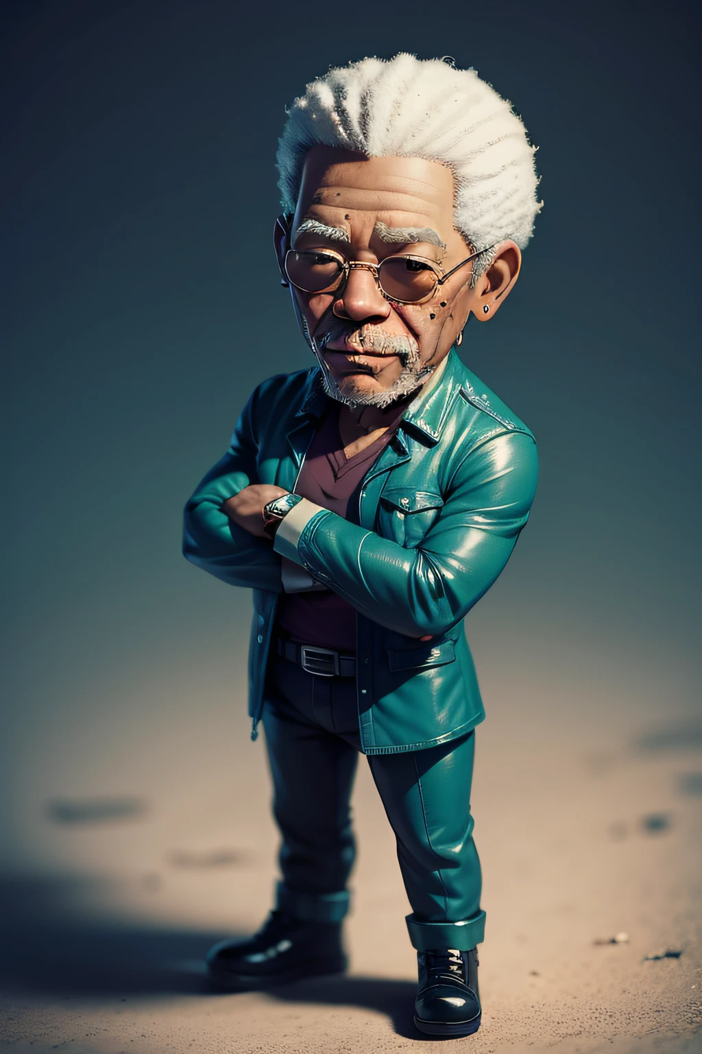 cute funko standing full body --q 2 The Adventures of Morgan Freeman" is an animated series that follows the incredible adventures of a cartoon character based on Morgan Freeman. He is portrayed as a charismatic, wise and full of stories to tell.