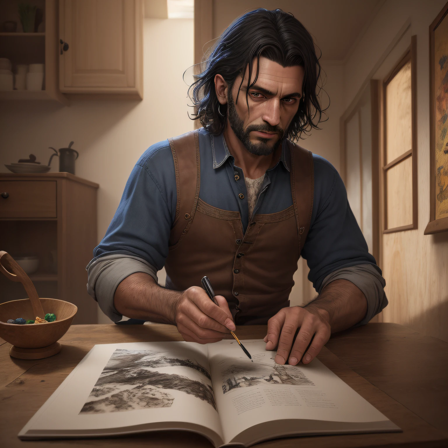 (dark shot:1.1), epic realistic, barco velho quebrado em grande tempestade, ilustrado por Herg, estilo de quadrinhos de estanho, caneta e tinta, piloto feminino, arte de Greg Rutkowski e artgerm, soft  Cinematic Light, Adobe Lightroom, Photolab, HDR, intrincado, altamente detalhado, (profundidade de campo: 1.4), desbotado, (cores neutras:1.2), (HDR:1.4), (cores silenciadas:1.2), hiperdetalhado, (artstation:1.4), cinemactic, luzes quentes, dramatic light, (detalhes intrincados:1.1), fundo complexo, (rutkowski:0.66), (azul-marinho e laranja:0.4), (detalhes intrincados:1.12), hdr, (detalhes intrincados, hiperdetalhados:1.15)