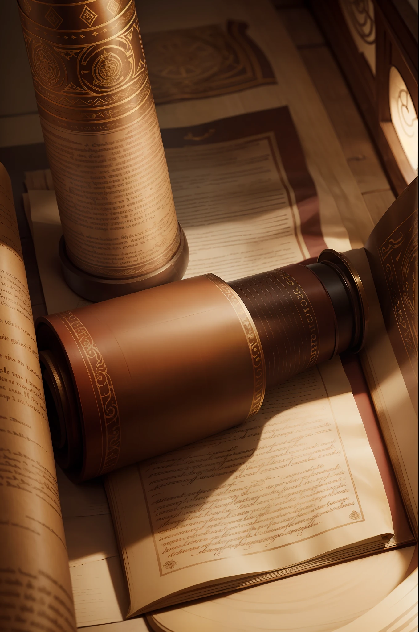create a history book cover A sacred scroll