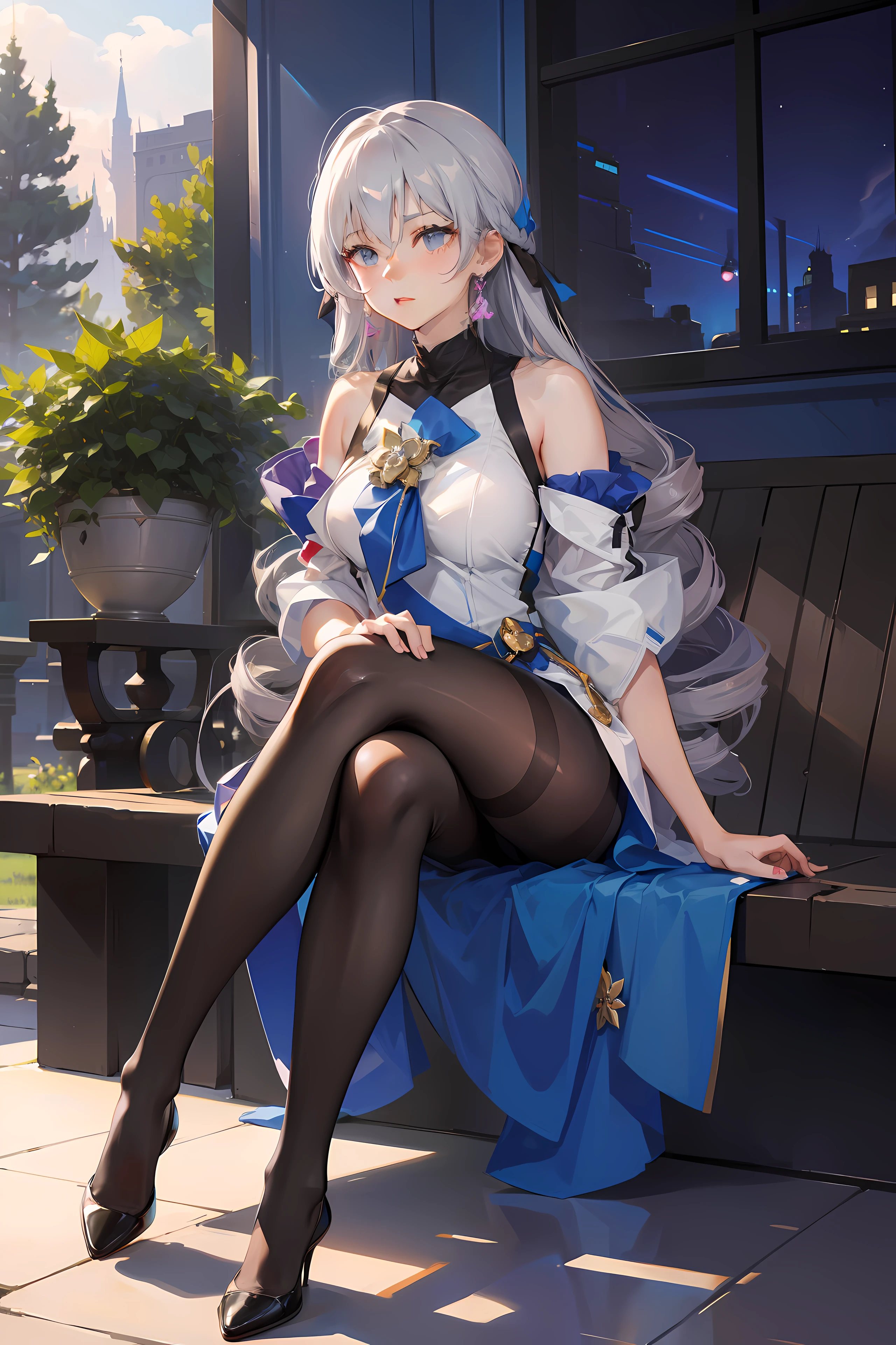 (masterpiece),best quality, expressive eyes, perfect face, 1girl,
big breast, H-cup, good breast, beautiful, gorgeous,anime,girl,lora,
nipple visible though clothes,ph bronya,
1girl,
solo,
earrings,
long hair,
grey hair,
drill hair,
grey eyes,pantyhose,w sitting, w sitting on ground, legs on ground, hands between thighs, arms between legs, both arms between legs,hands between legs