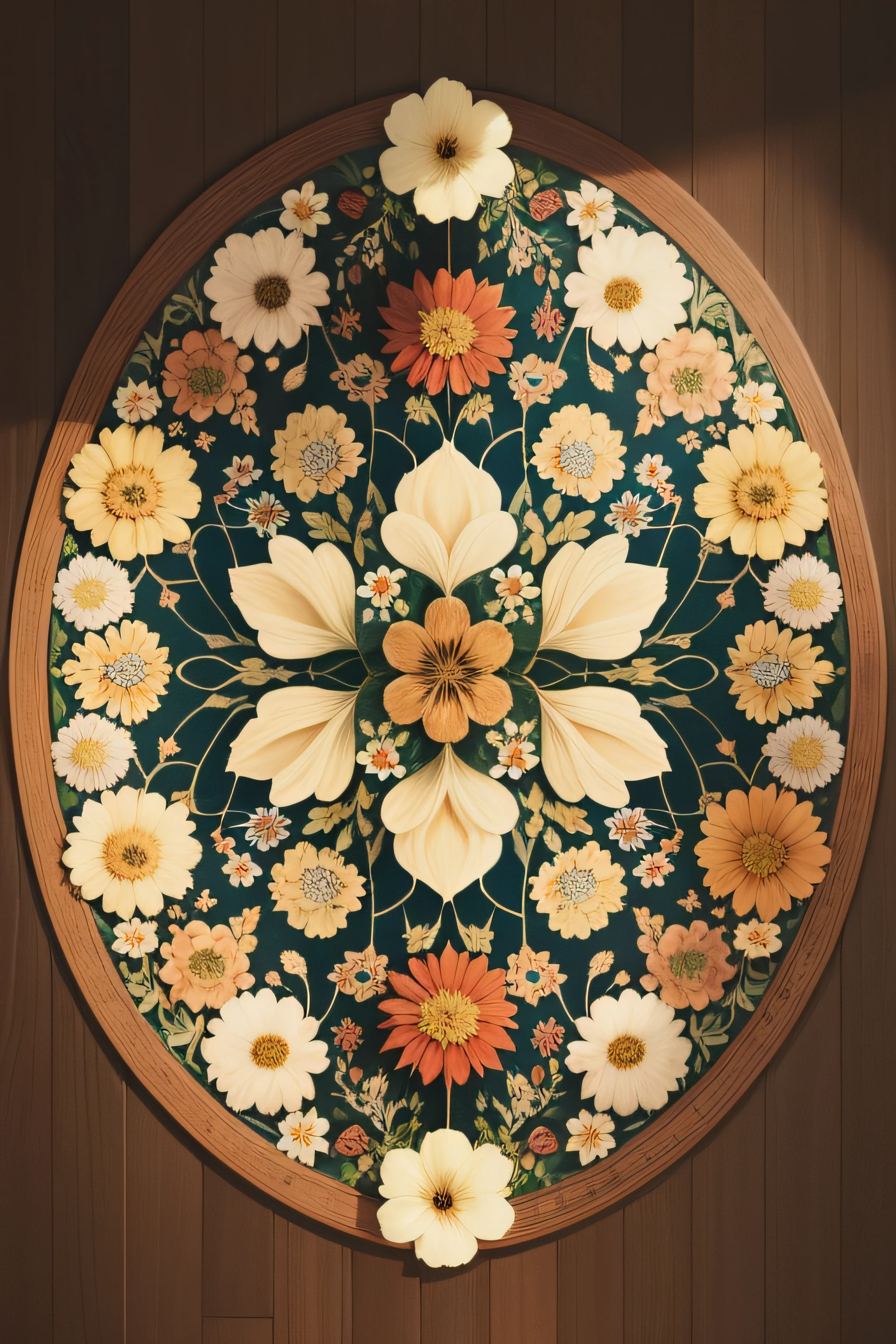 flores de verano, Symmetrical petals, Natural carpet of flowers of all sizes