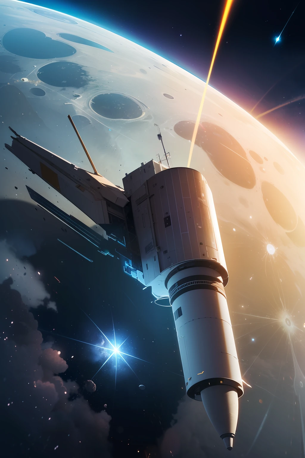 ((( una base lunar es construida por astronautas))) ,((enfoque cercano ,muchos detalles y texturas)) ((superficie de la luna, astronautas, maquinaria)),(espacio exterior, astronautica, base espacial), primer plano, arte digital altamente detallado 4K, fondo de pantalla 4K HD muy detallado, impressive space landscape, sci-fi fantasy, Arte digital detallado 4K, sci-fi fantasy wallpaper, Dreamy epic space landscape, pintura digital mate 4K HD, obras de arte impresionantes de 8K