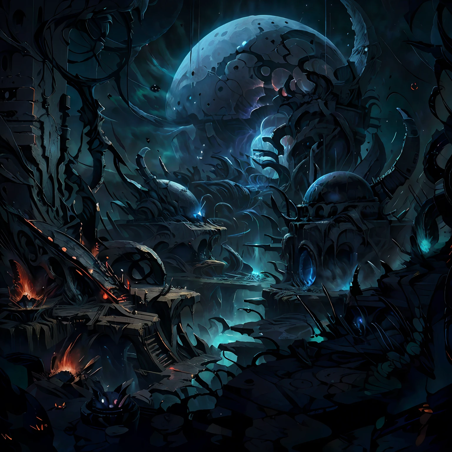 melhor qualidade de imagem, master part, super high resolution, BREAK Imagine, An unfathomable horror. A terrible world within a troubled mind. Assassino, Advanced madness, Aggressive conflagrations. A world fueled by evil abstractions of the mind, mass of tentacles and tendrils. BREAK The image of this outer god is a testament to the dark and terrifying depths of the human imagination. Colorful sketch painting.