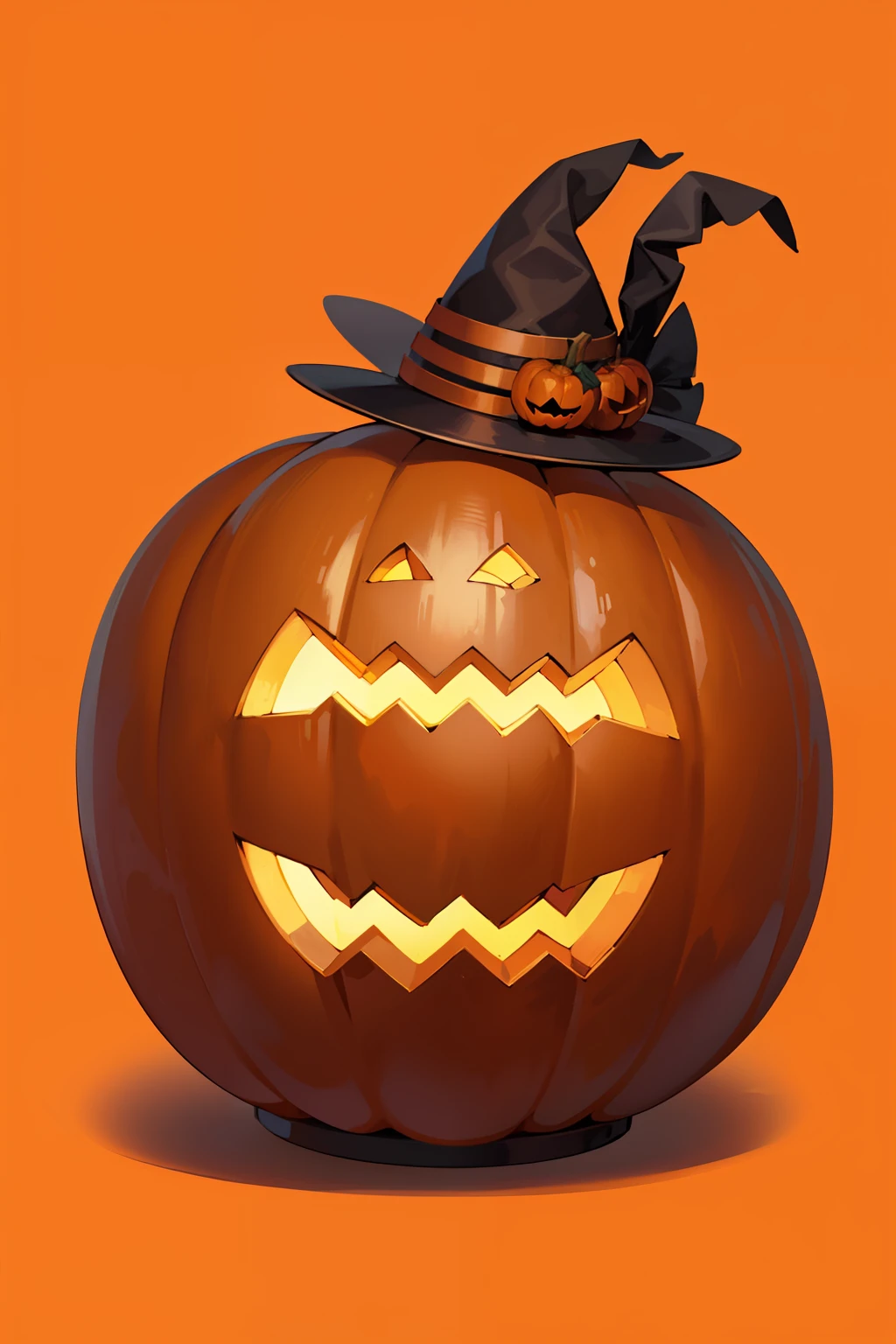 Haloween pumpkin croppet, orange and black texture for zepeto