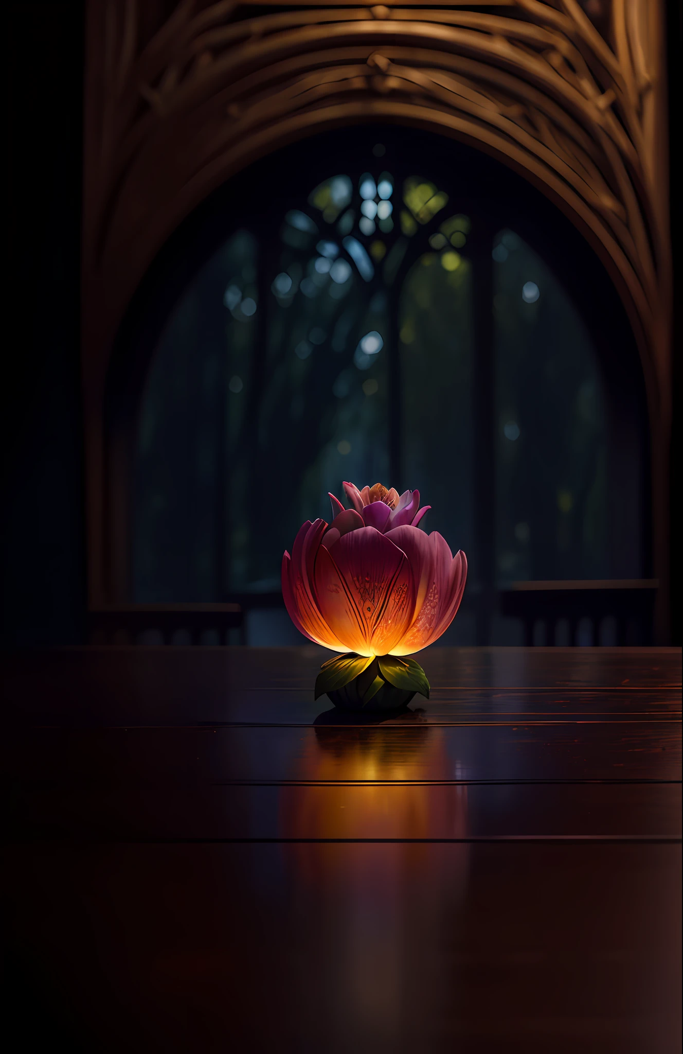 A flower by Casey Weldon, Olga Kvasha, Miho Hirano, hyperdetailed intricately detailed gothic art trending on Artstation triadic colors Unreal Engine 5 detailed matte painting, deep color, fantastical, intricate detail, splash screen, complementary colors, fantasy concept art, 8k resolution, gothic deviantart masterpiece, (dark shot:1.4), art by greg rutkowski and artgerm, soft cinematic light, adobe lightroom, photolab, hdr, intricate, highly detailed, (depth of field:1.4)