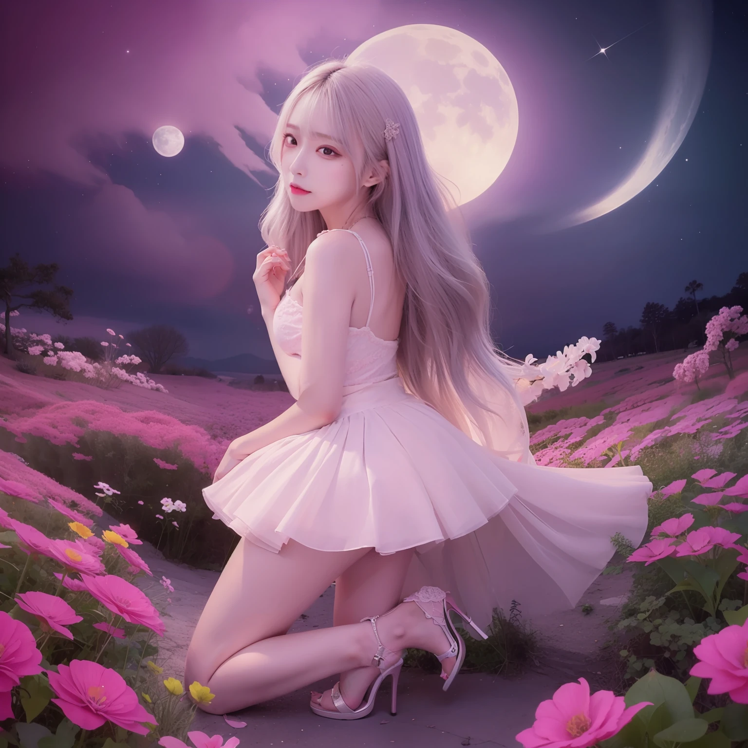 Background with、