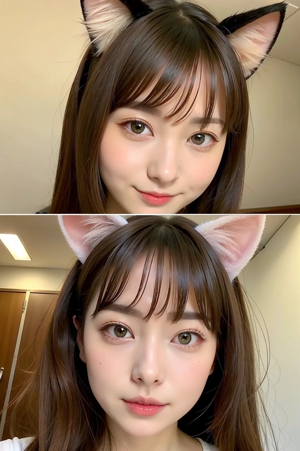 cat ear、cat ear、a beauty girl、japanes