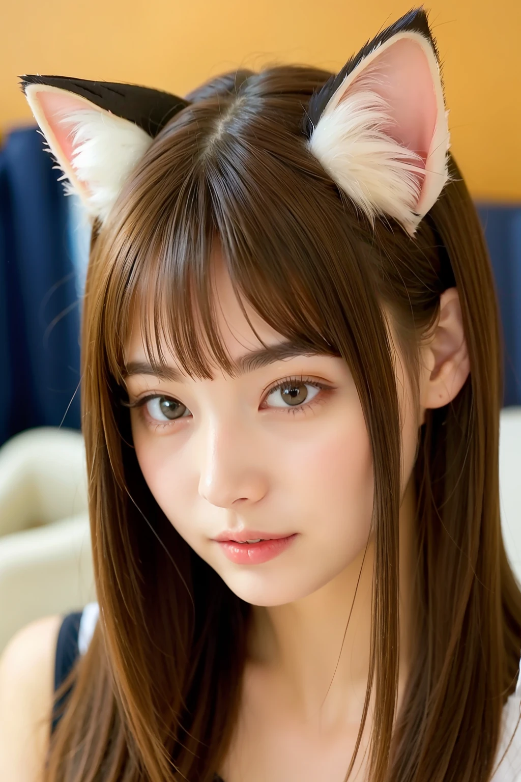 cat ear、cat ear、a beauty girl、japanes