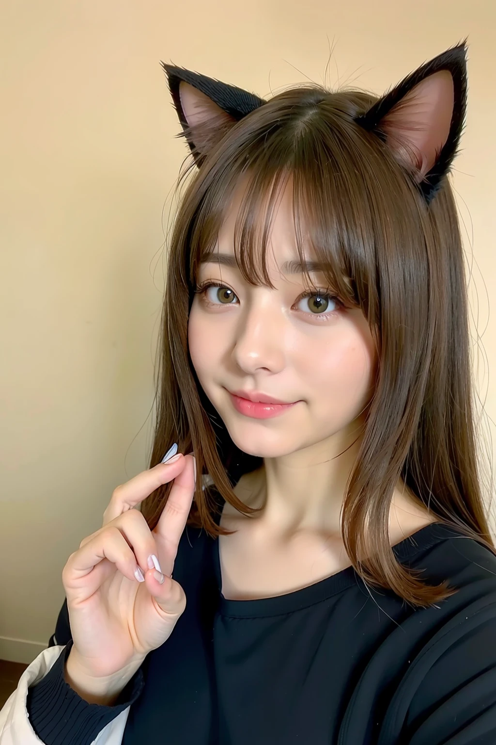 cat ear、cat ear、a beauty girl、japanes