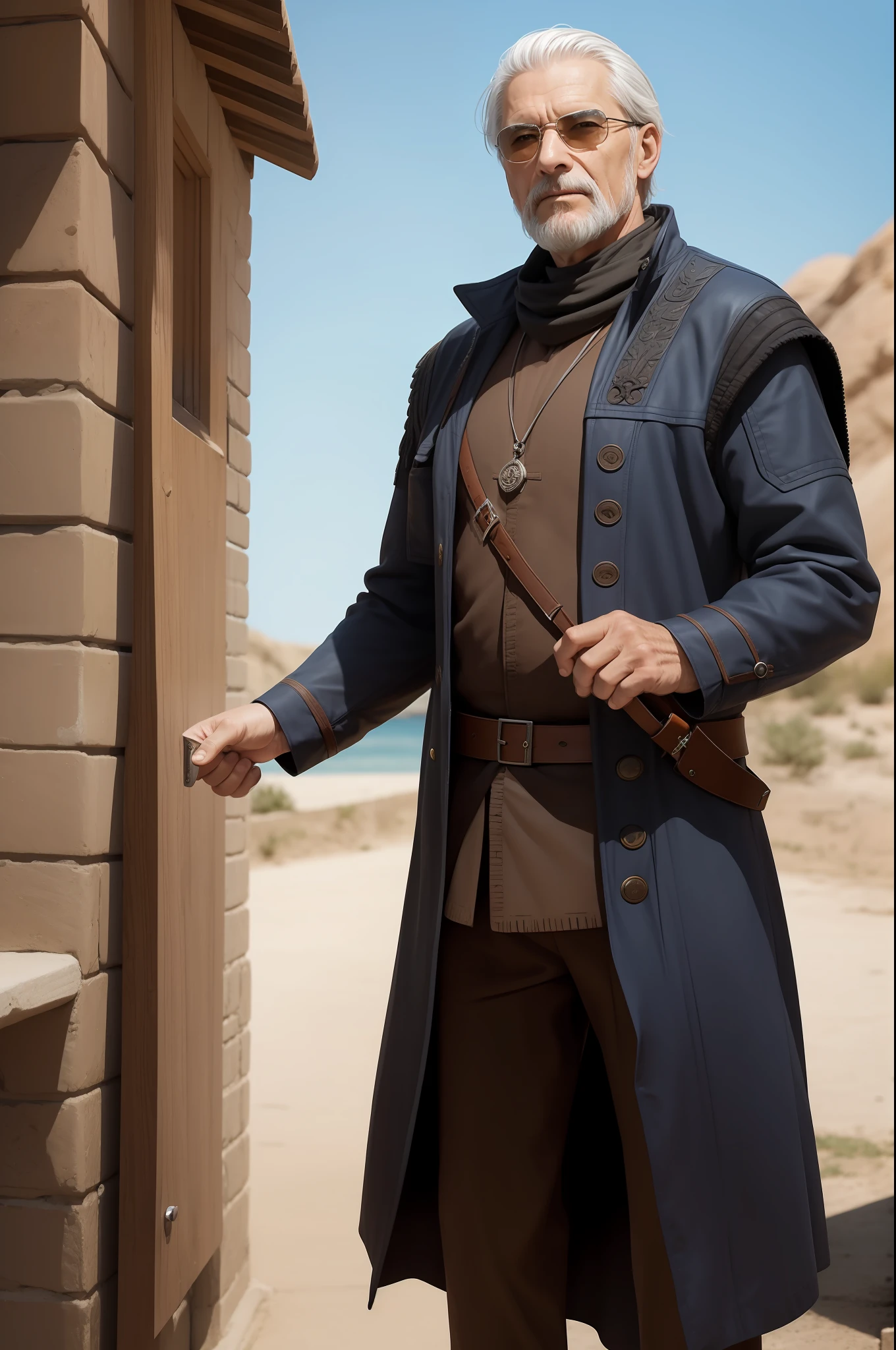 60+ years old man, regular citizen, rebel, high fantasy medievial style