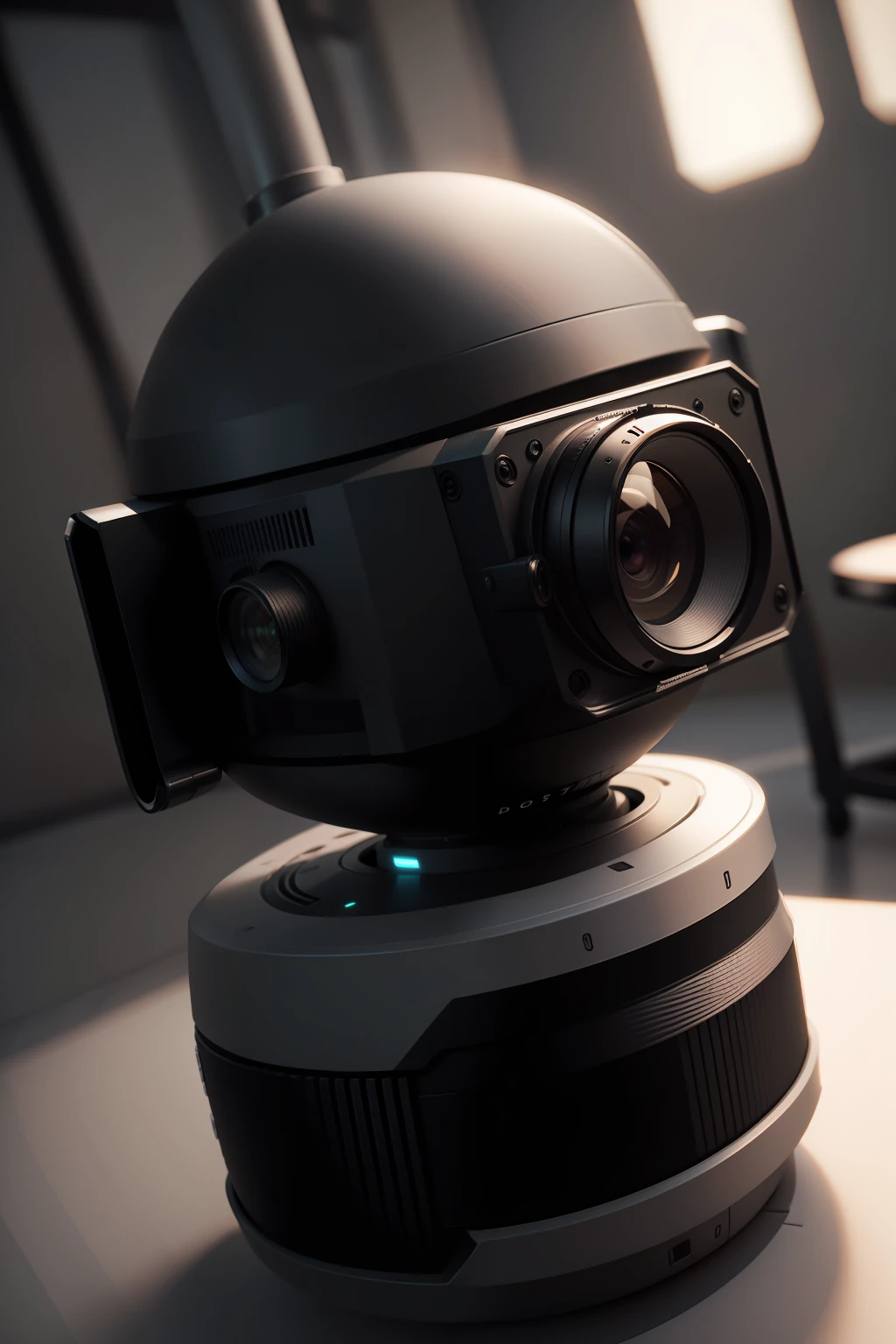 futuristic 3d camera, ultra detailled, 8k, photorealistic, highly detailed, cinematic