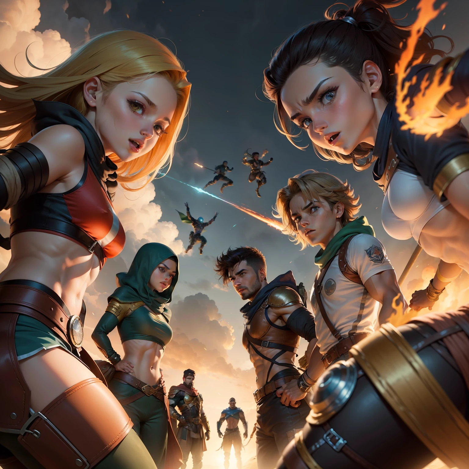 Em suas jornadas, Max meets other heroes with special abilities, formando um grupo de aventureiros com objetivos em comum. They fight together against dangerous threats and, ao longo do tempo, tornam-se uma equipe unida e coesa.