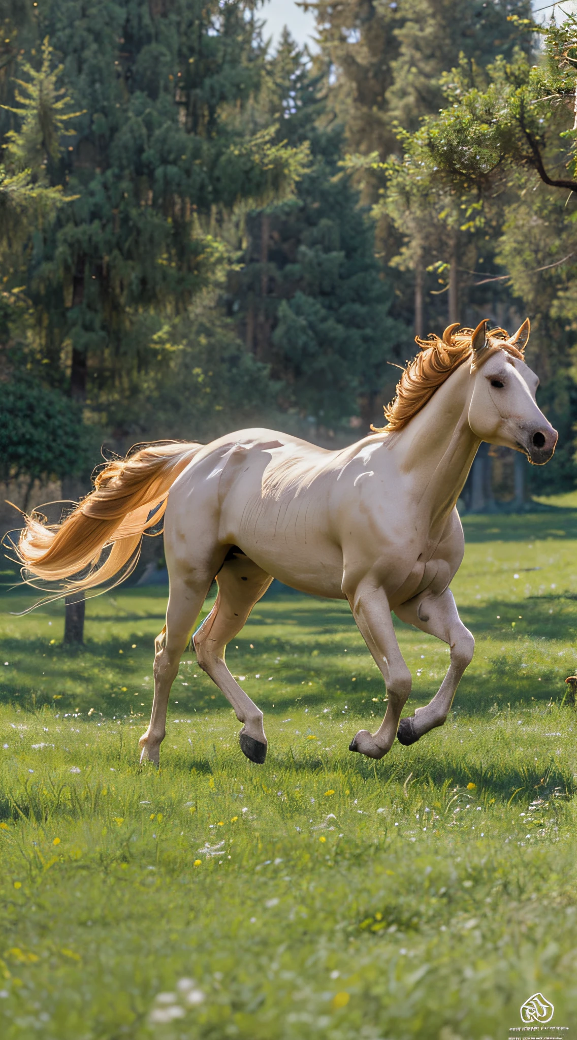 imagen cautivadora que presente, a un caballo corriendo por la pradera, Eleva la escena con detalles realistas, including exceptional lighting and shadows, as well as artistic touches influenced by renowned digital art masters. The end result should be a visually stunning and immersive creation that intrigues and delights the viewer.... Obra de arte intrincada, obra maestra, ominosa, Matte Film Painting Poster, golden ratio, tendencia en CGSociety, intrincada, epopeya, tendencia en ArtStation, por artgerm, h. r. Giger y Beksinski, altamente detallada, vibrante, Film representation of production characters, Modelo de ultra alta calidad.