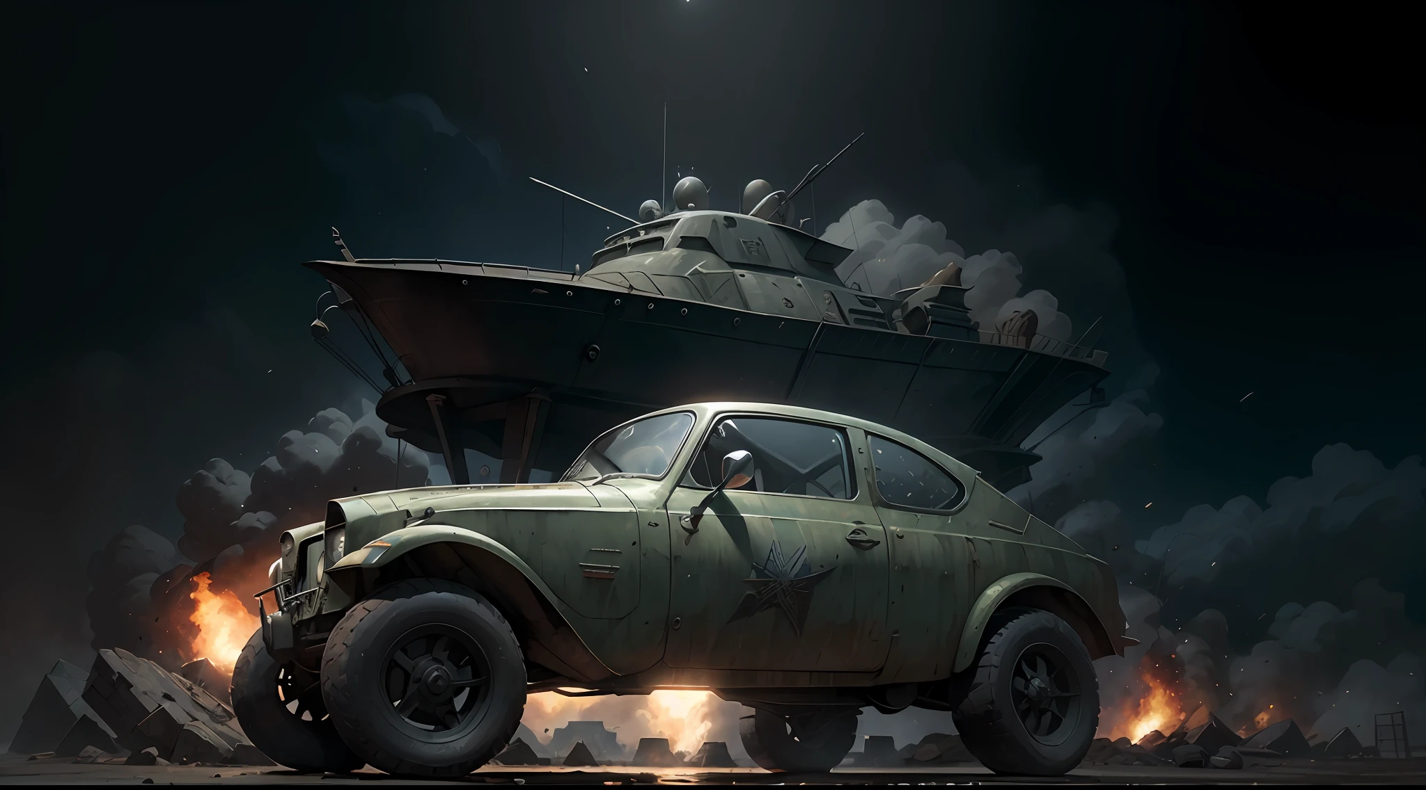 Carro de combate del siglo Vii --auto