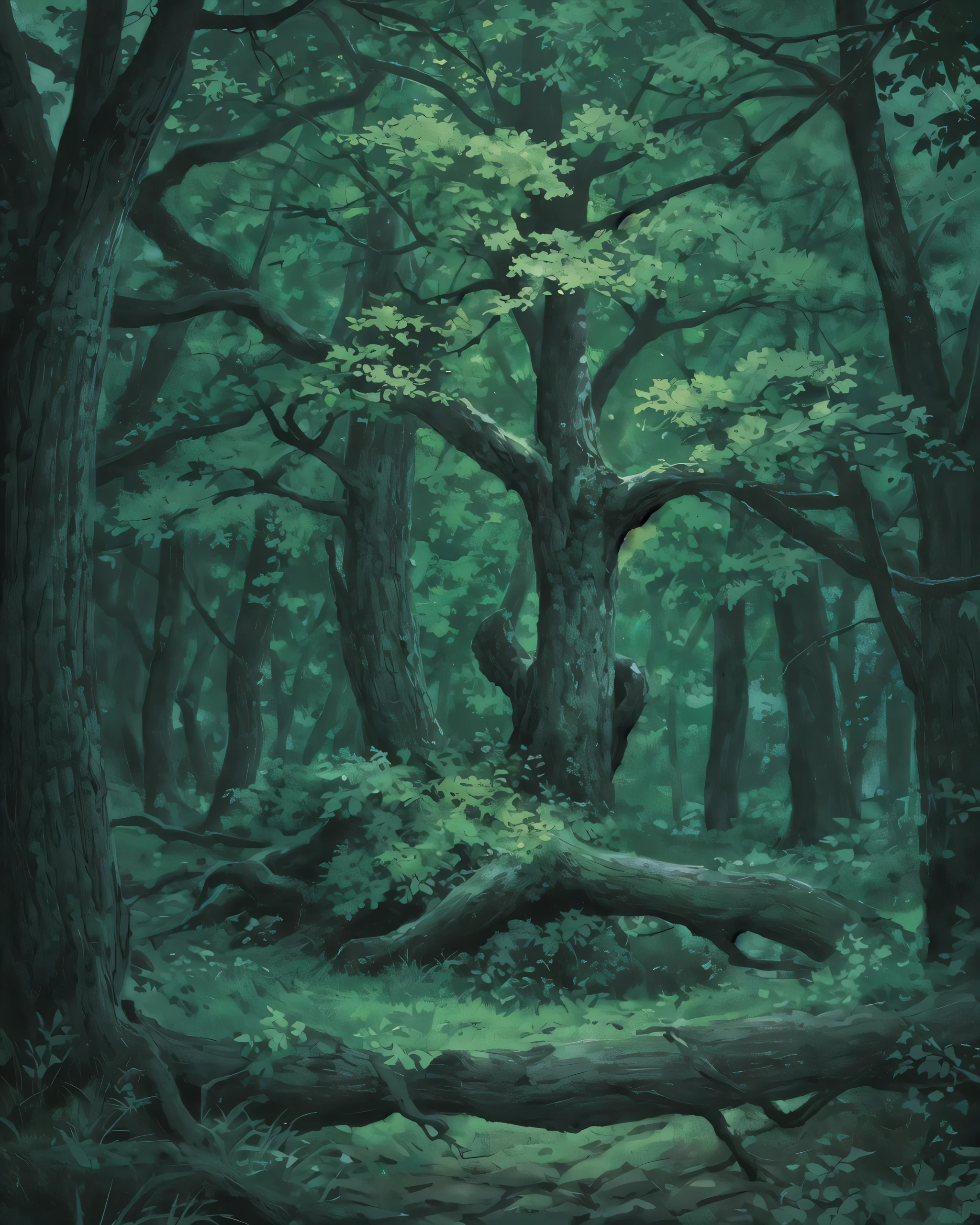 single tree,comfortable,reasonable structure,shock,high detail,abundant,8k,green,tree,Reasonable light and dark relationship,concept art,high detail,distinct