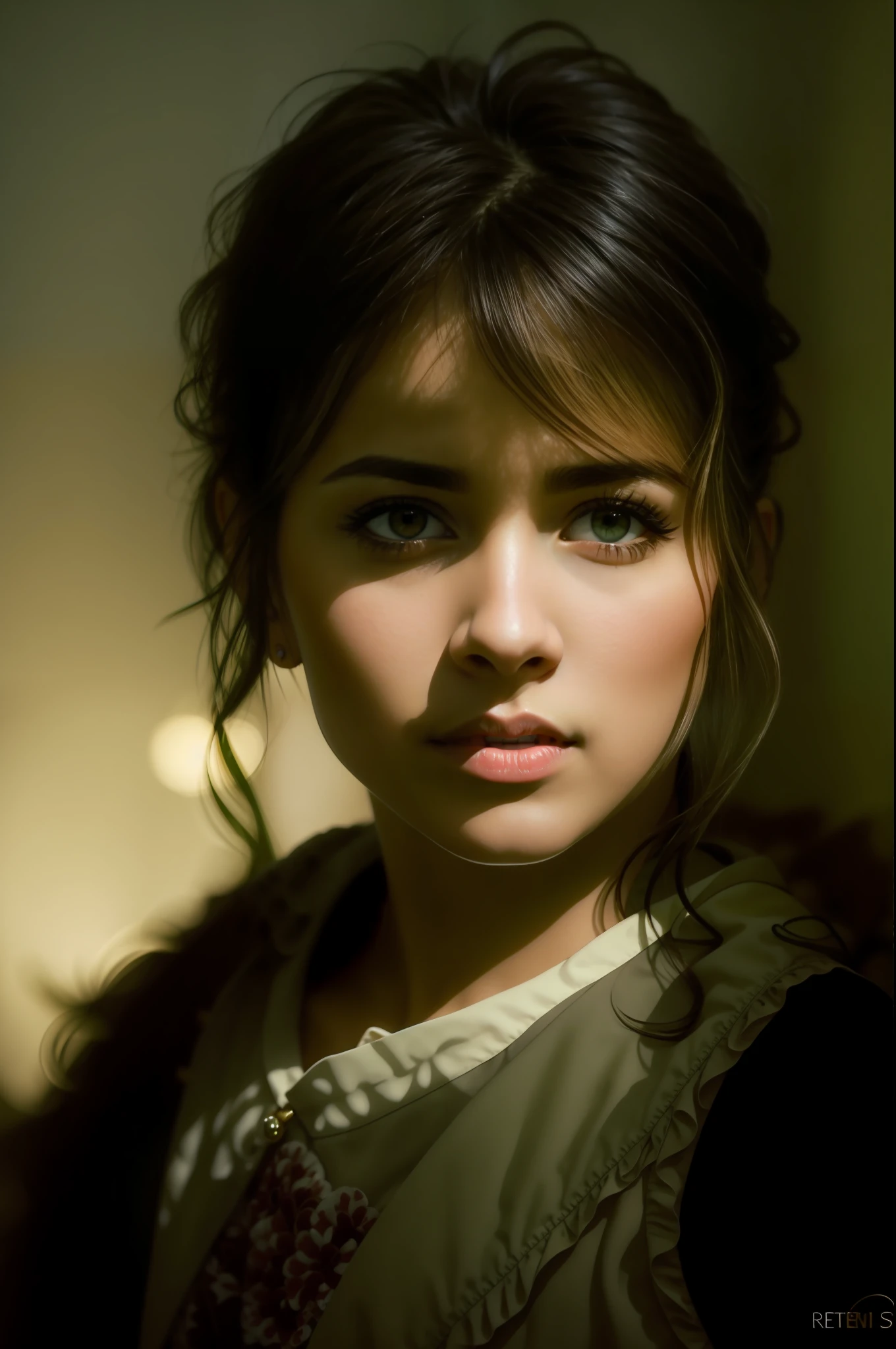 Transforme a imagem em hd. 8k com riqueza de detalhes.cinematic realistic portrait, foto de retrato suave 8 k, detailed cinematic render, Unrealistic engine rendering + a deusa, cinematic soft lighting, estilo de arte fotorrealista, 8K Artgerm Bokeh
Preparando