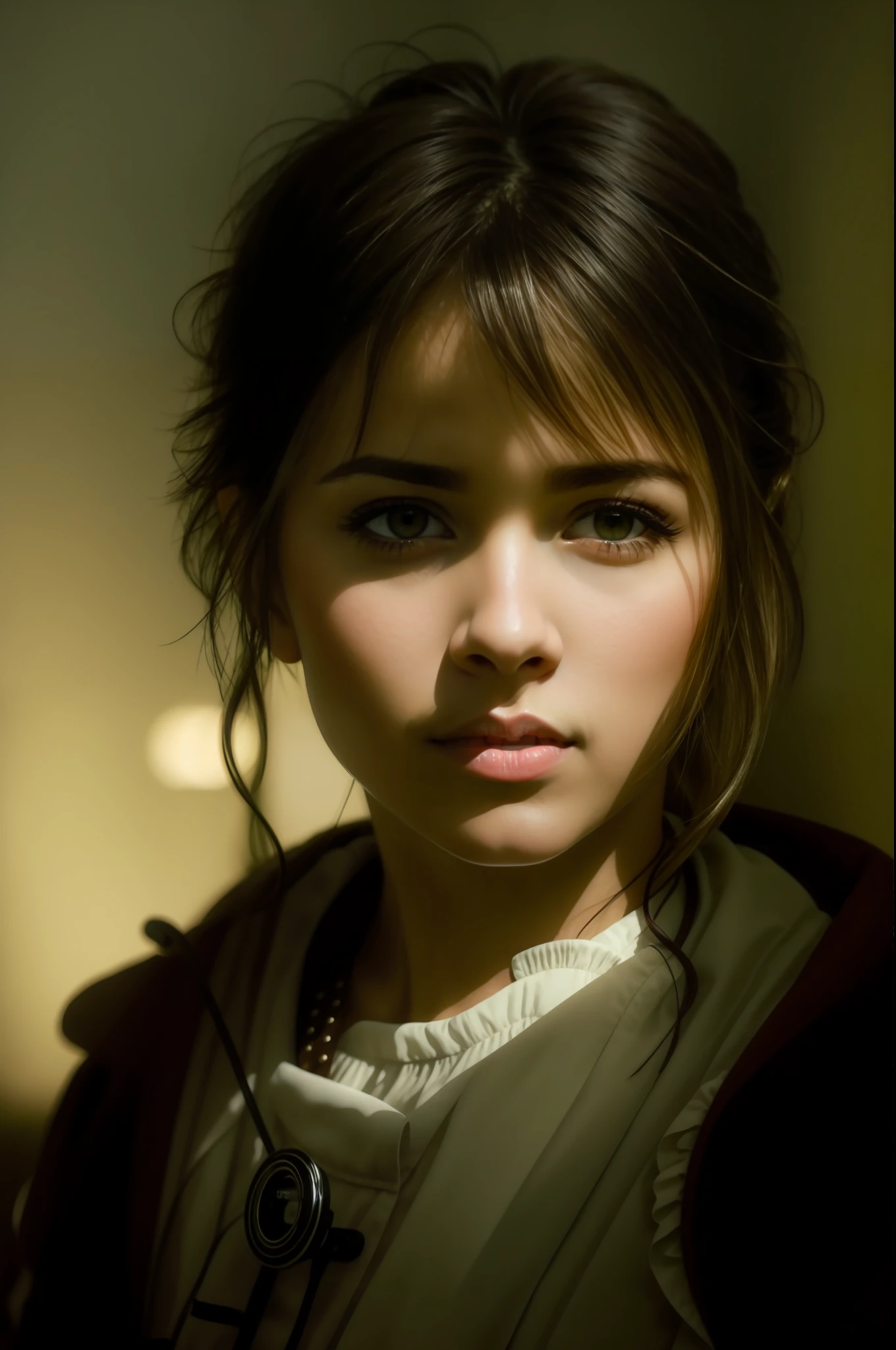 Transforme a imagem em hd. 8k com riqueza de detalhes.cinematic realistic portrait, foto de retrato suave 8 k, detailed cinematic render, Unrealistic engine rendering + a deusa, cinematic soft lighting, estilo de arte fotorrealista, 8K Artgerm Bokeh
Preparando