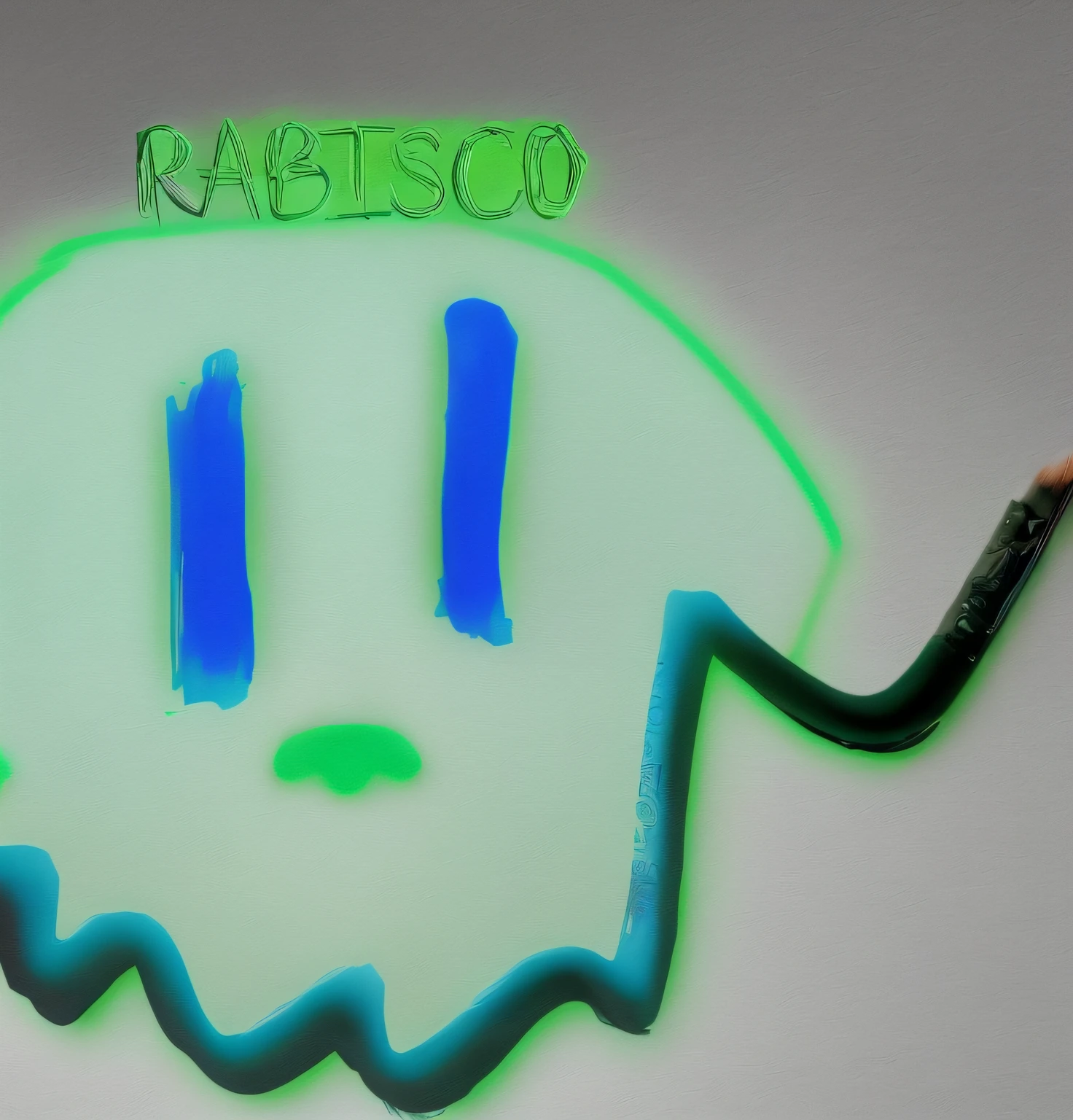 logo animada 2d neon de um close up de um rosto sorridente desenhado com tinta azul, inspirado em Raffeaello Ossola, inspirado em Alesso Baldovinetti, inspirado em Francesco Raibolini, inspirado em Bartolomeo Cesi, Directed by: Francesco Raibolini, Directed by: Raffeaello Ossola, desenhado no microsoft paint, inspired by Mirko Rački