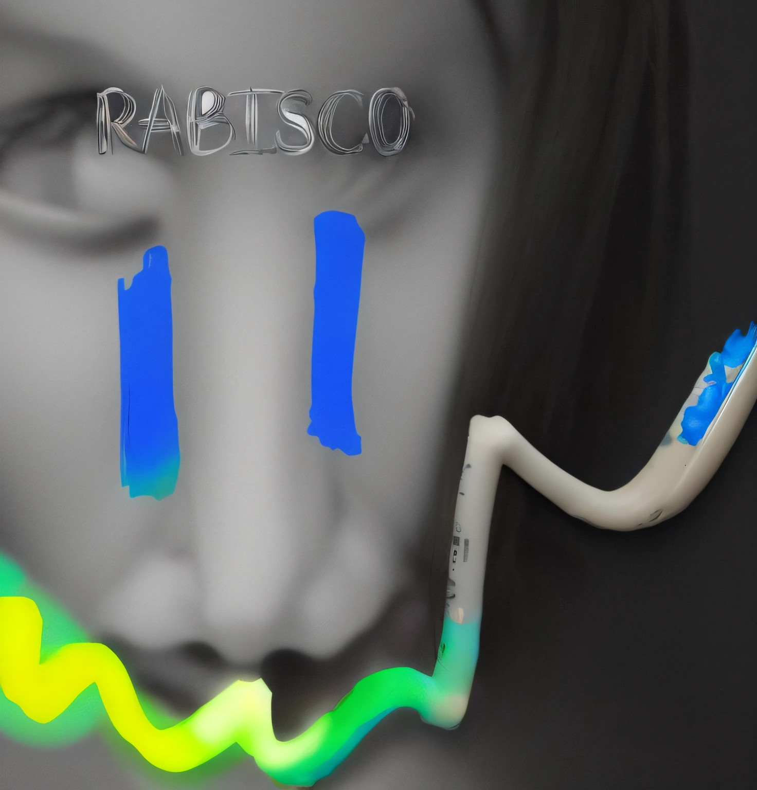logo animada 2d neon de um close up de um rosto sorridente desenhado com tinta azul, inspirado em Raffeaello Ossola, inspirado em Alesso Baldovinetti, inspirado em Francesco Raibolini, inspirado em Bartolomeo Cesi, Directed by: Francesco Raibolini, Directed by: Raffeaello Ossola, desenhado no microsoft paint, inspired by Mirko Rački