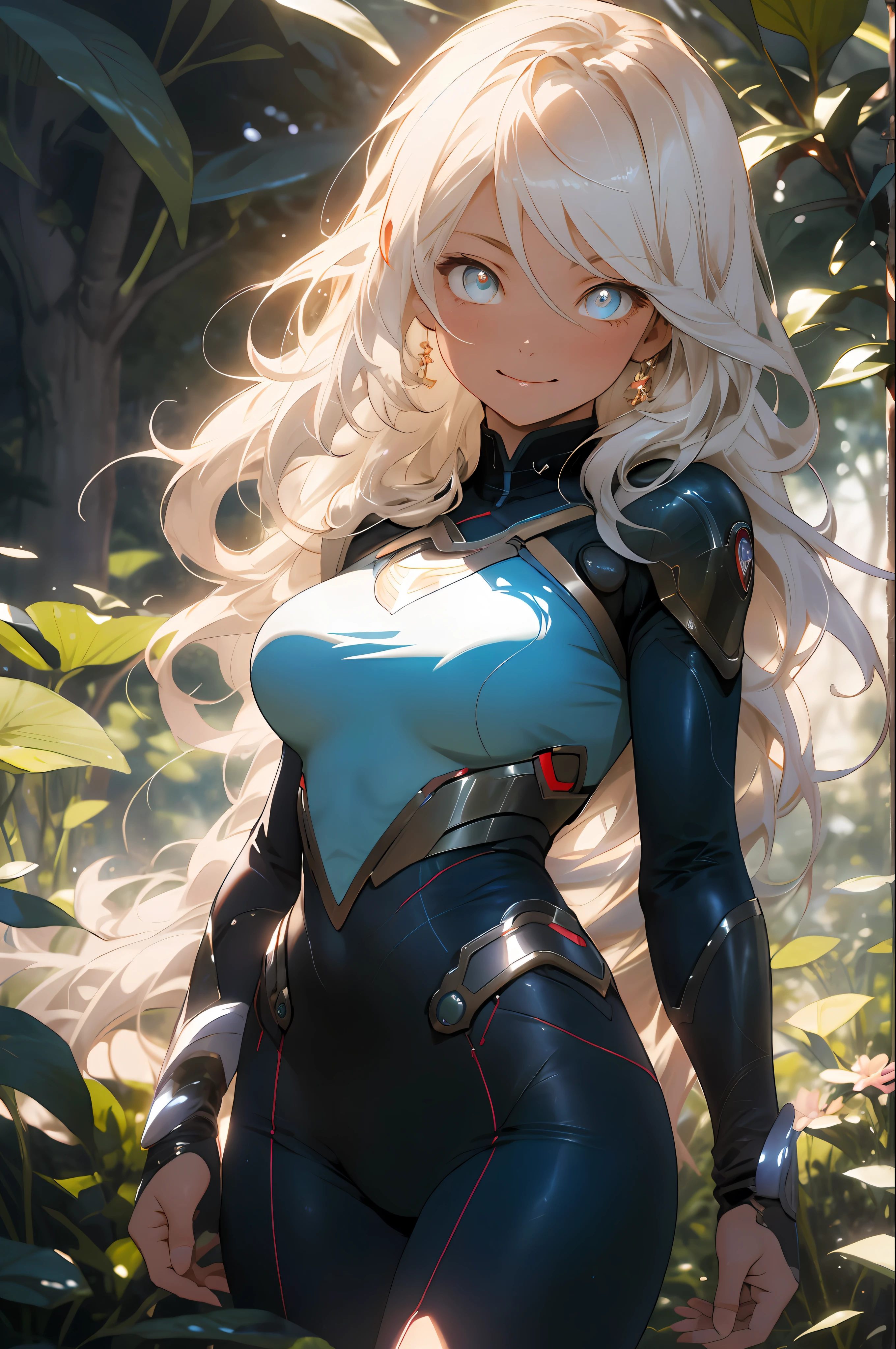 (RAW photo, best quality),  extremely detailed CG unity 8k壁纸，ink，astounding，电影灯光，lens_flare，dunhuang_style，beautiful lady, Alphonse Mucha's style, light reflections, Oil painting, voluminetric lighting,sexy big breasts exposed，1female，36 years old，Huge breasts， 独奏， Supergirl，Wearing a blue Superman uniform， coniferous forest，  She has long flowing hair， Bare genitalia， standing on your feet，Bigchest，Wet straight hair，Sweat profusely，drenched all over the body，frontage， hair straight， mostly cloudy sky，（（（tmasterpiece），（Very detailed CG unity 8K wallpaper），best qualtiy，cinmatic lighting，detailed back ground，beatiful detailed eyes，Bright pupils，（Very fine and beautiful），（Beautiful and detailed eye description），ultra - detailed，tmasterpiece，）），facing at camera，A high resolution，ultra - detailed），beautifullegs，Very long hair，legs are open，Emotive expressions，Smile，Open-mouthed，Flushed complexion，Chest sagging，nakeness， Bulge，Expose the genitals，revealing breasts，Camel toes，with no underpants，extremely large bosom，Extremely colorful，Most detailed，fully body photo，The face is well lit
