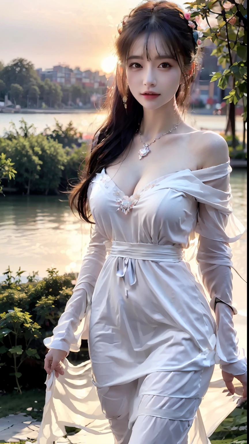 masterpiece, best quality, (realistic, photo-realistic:1.37), 8k, an extremely delicate and beautiful, amazing, finely detail, official art, absurdres, incredibly absurdres, huge filesize, ultra-detailed, extremely detailed, beautiful detailed girl, 1girl, (perfect female figure), full body, middle breasts,