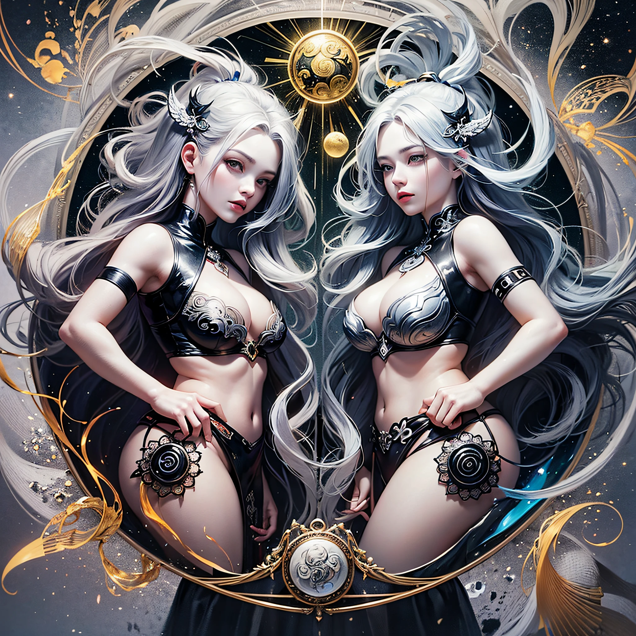 Sea Art's AI-generated painting depicts a fascinating image of yin yang, bringing to life the harmony and interconnectedness of opposing forces. In this work of art, the contrast between colors and shapes creates a striking visual representation of this duality.
In the center of the screen, a perfect circle is divided into two halves: one black, representing yin, and one white, symbolizing yang. The division is clear and sharp, but there is also a smooth transition between the two halves, representing the constant interaction and transformation of these opposing energies.
The yin half is marked by smooth lines and delicate curves, creating a sense of fluidity and serenity. The black color is deep and mysterious, evoking a sense of introspection and calm. This half of the image suggests the feminine principle, with its receptive and intuitive energy.
On the other hand, the yang half is represented by firmer and more angular lines, conveying a sense of dynamism and strength. The bright white color radiates light and energy, expressing the masculine principle of action and extroversion.
The interaction between the yin and yang halves is enhanced by subtle elements such as small curves and strategically placed points. These details symbolize the mutual presence of opposing elements in each aspect. While yin contains a small point of yang, yang also contains a small point of yin, creating a dynamic and harmonious balance.
This AI-generated painting from Sea Art conveys a profound message about the duality of the universe. It reminds us of the importance of finding the balance between opposing forces and recognizing the interdependence between them. As we contemplate this work of art, we are invited to reflect on how we can integrate yin and yang qualities into our lives, seeking harmony and wholeness.