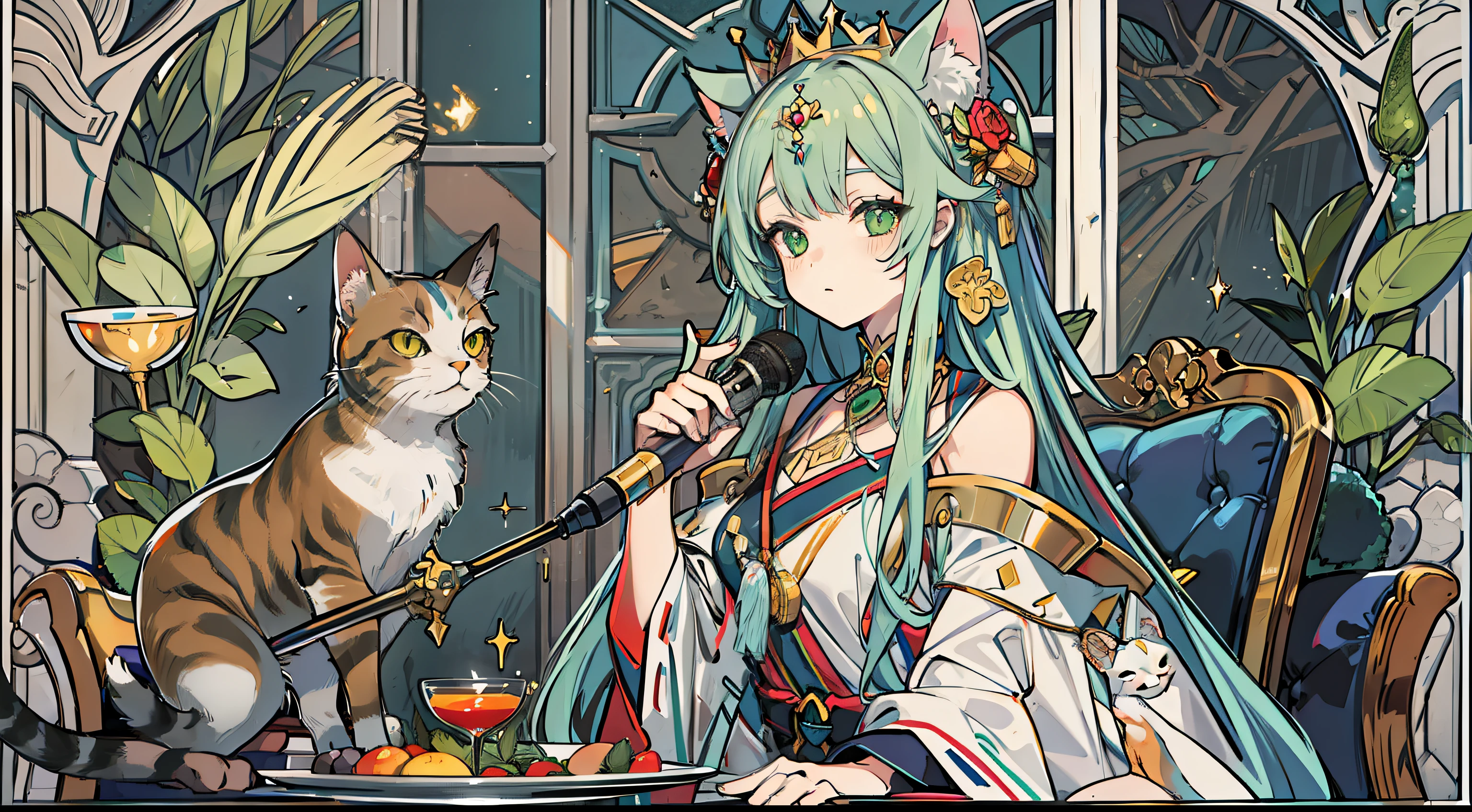 Cat Queen of the Kingdom of Sage, Defi-savvy2Handsome man, Club activities broadcasting radio about Defi